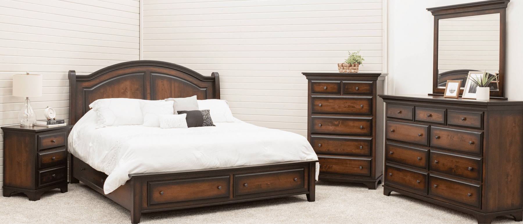Solid Wood King Bedroom Sets | Dutch Craft Furniture