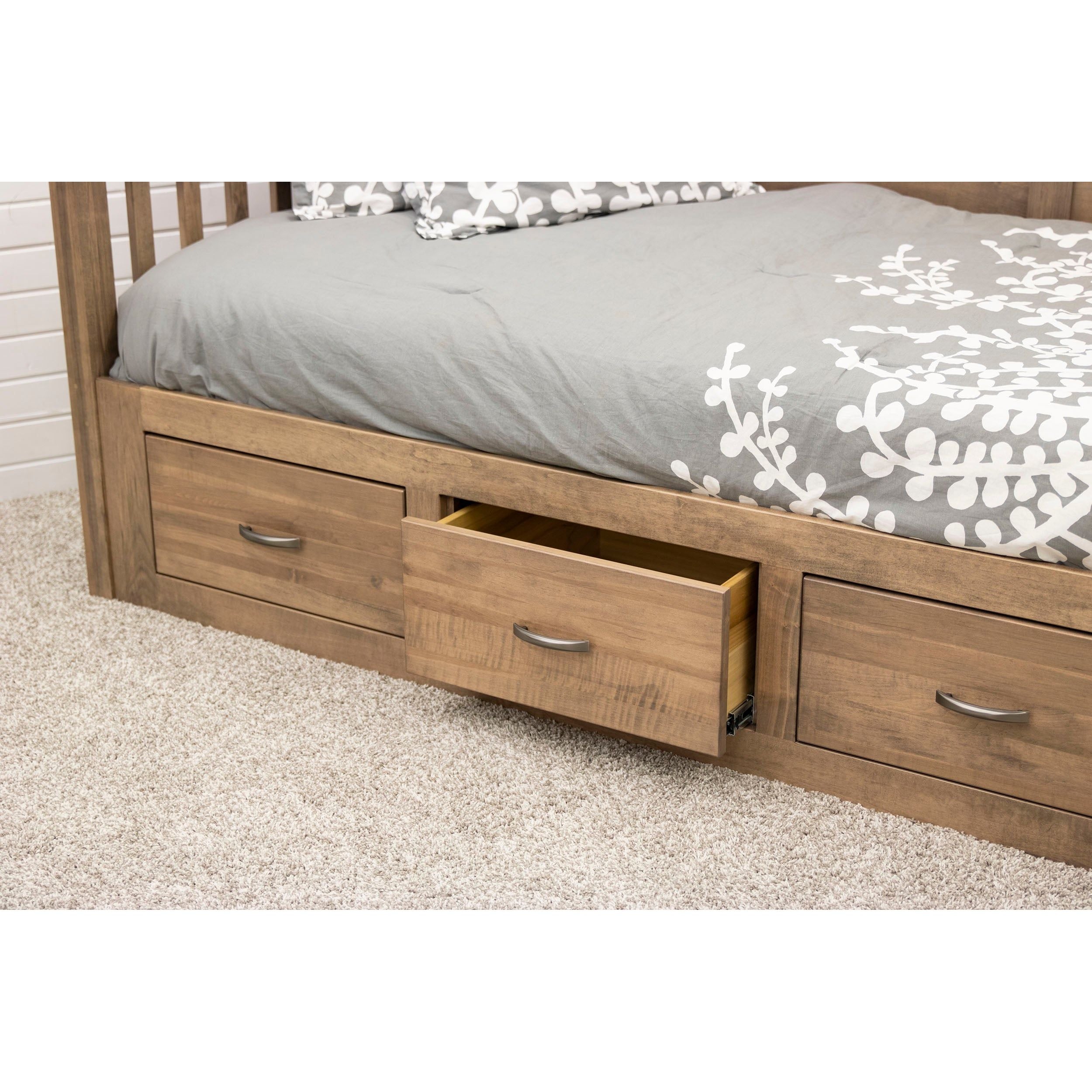 Mission Solid Wood Daybed with Drawers