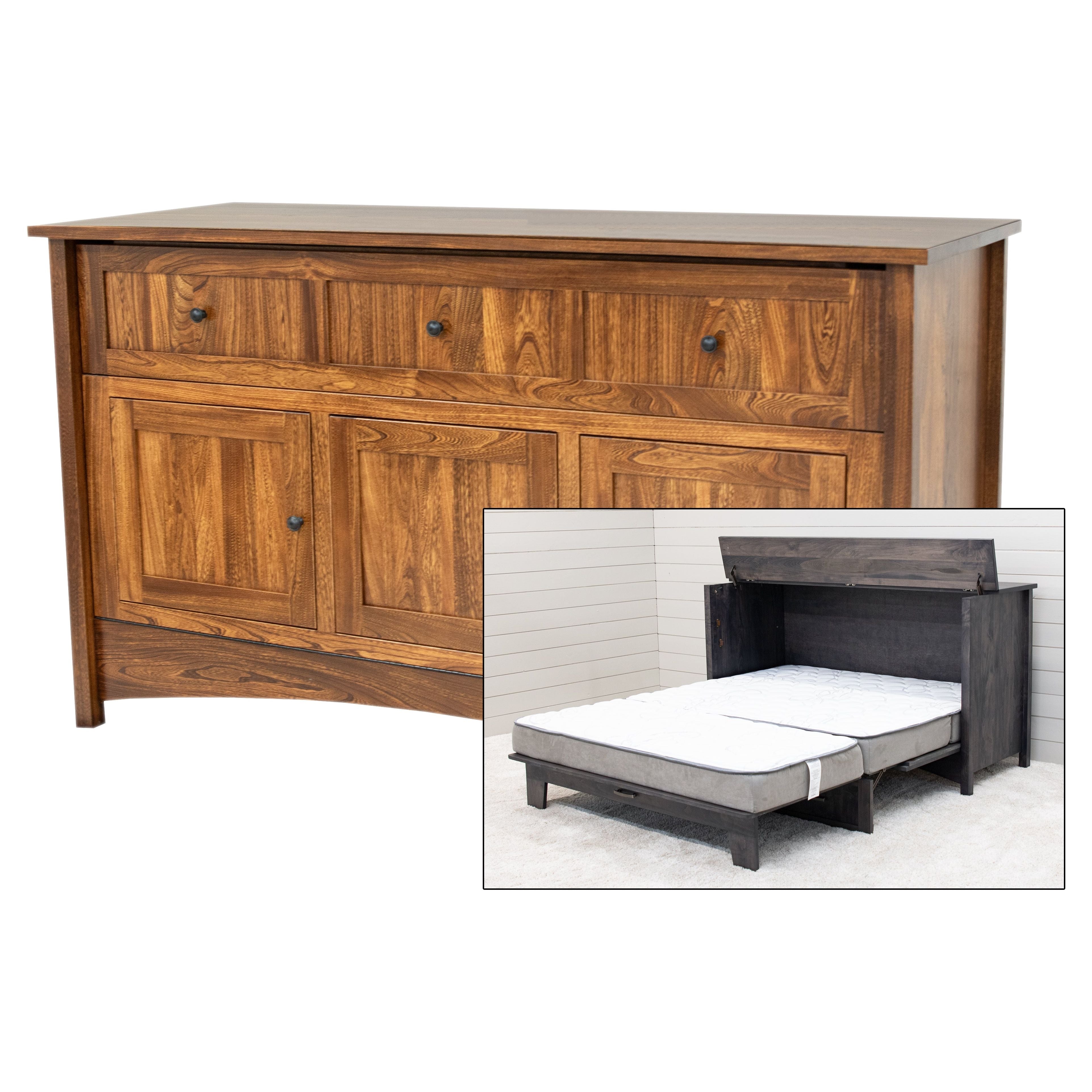 Mission Style Murphy Bed Cabinet