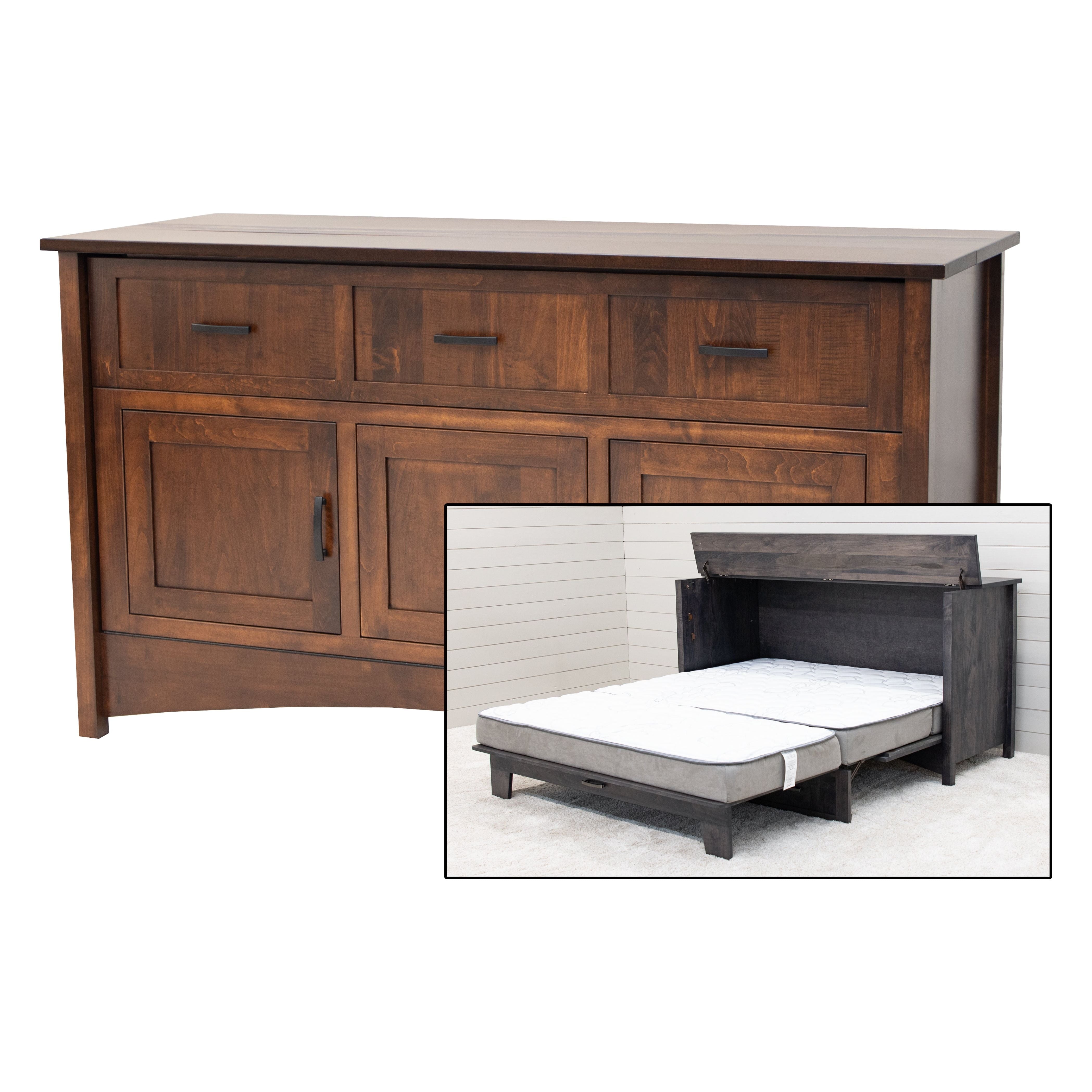 Mission Style Murphy Bed Cabinet