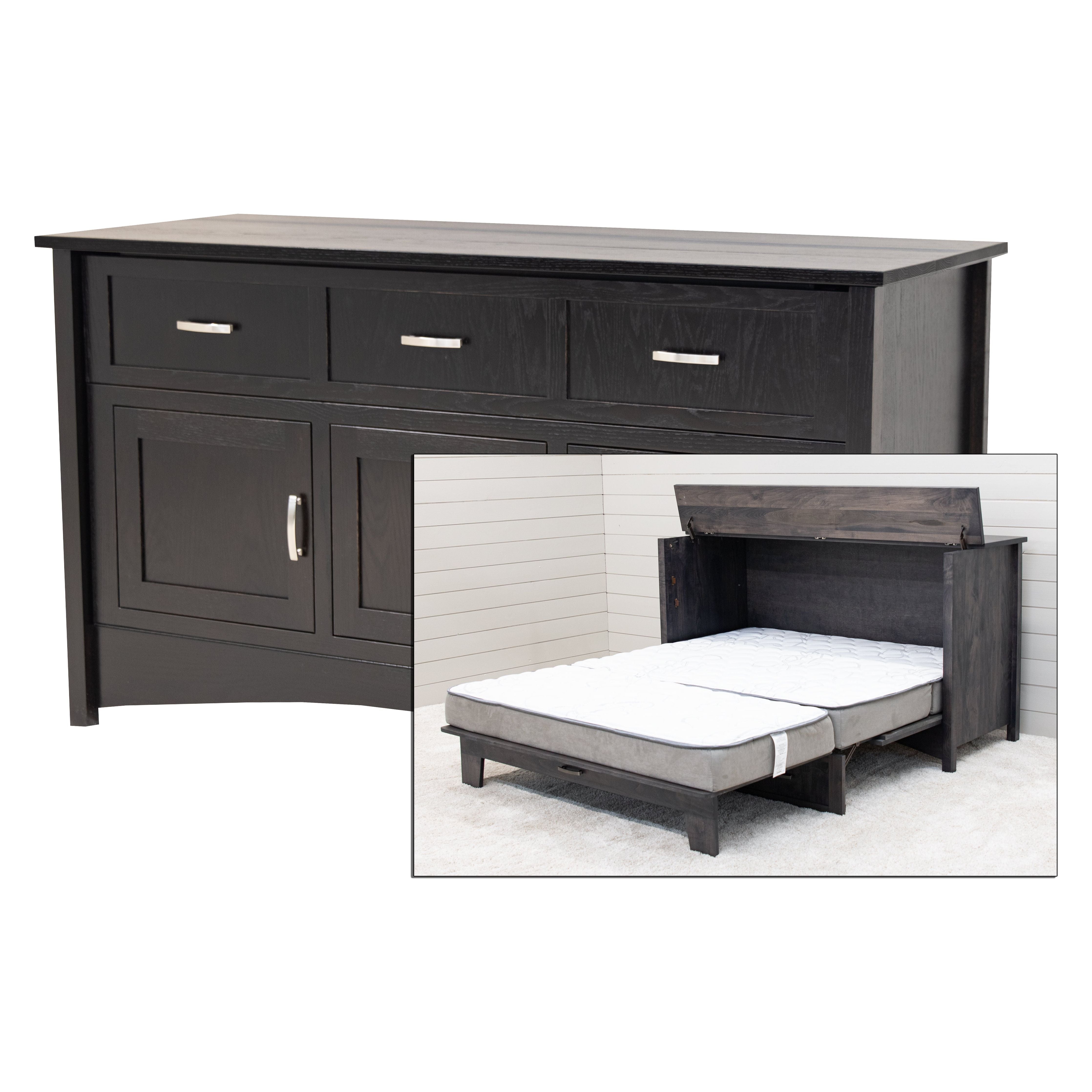 Mission Style Murphy Bed Cabinet