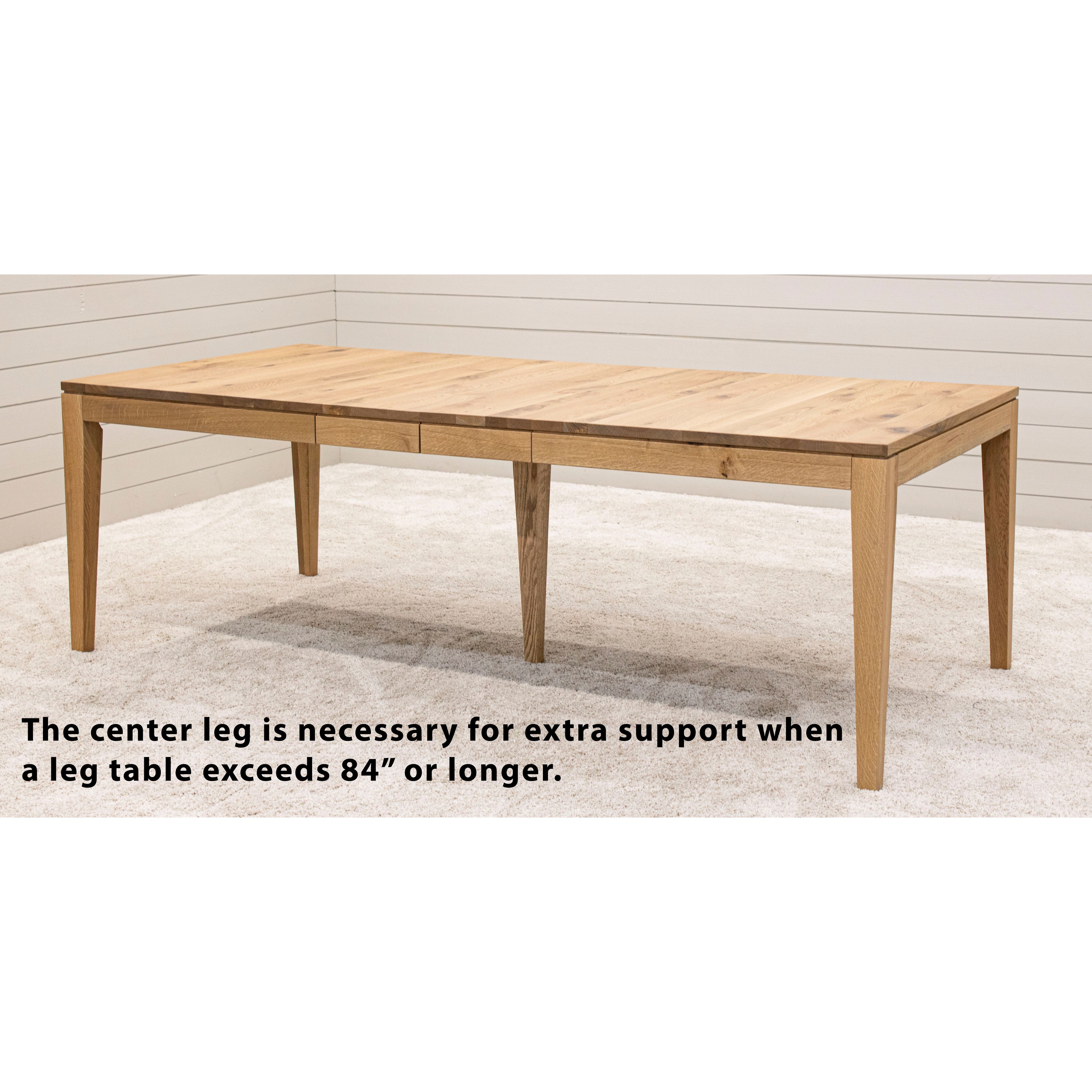 Monroe Mid Century Hickory Wood Dining Table | NAT