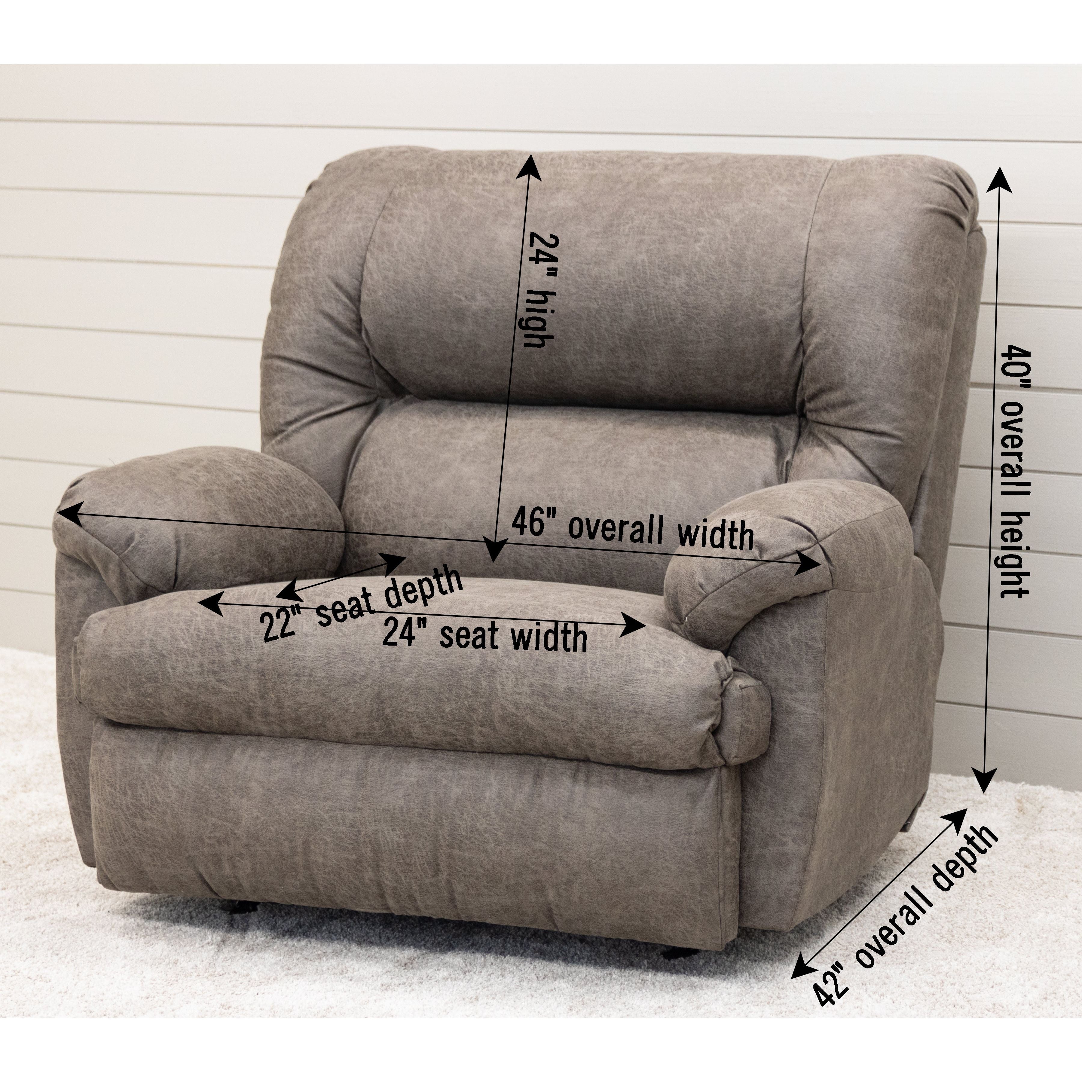 Recliner wide sale