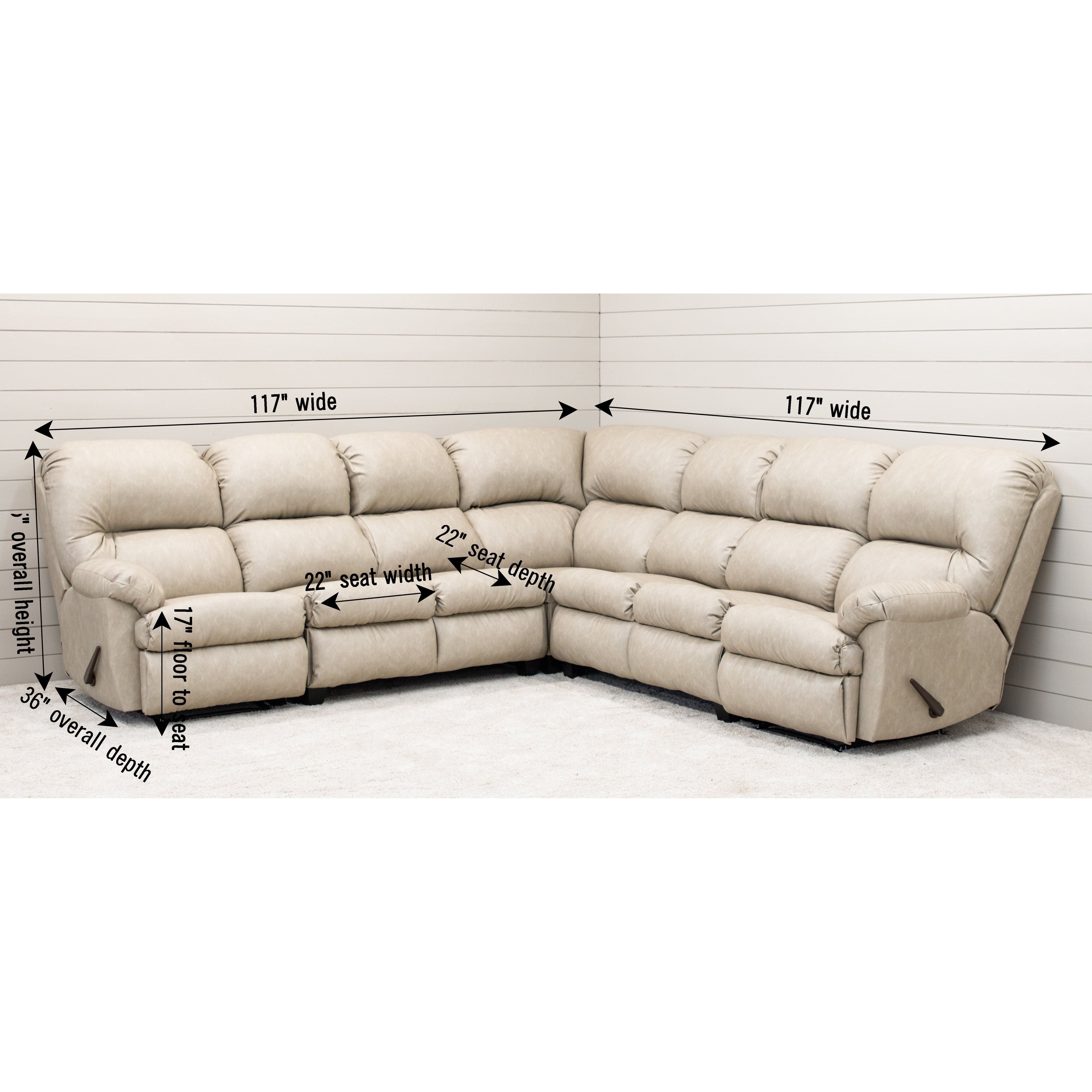 Montana Custom Reclining Sectional