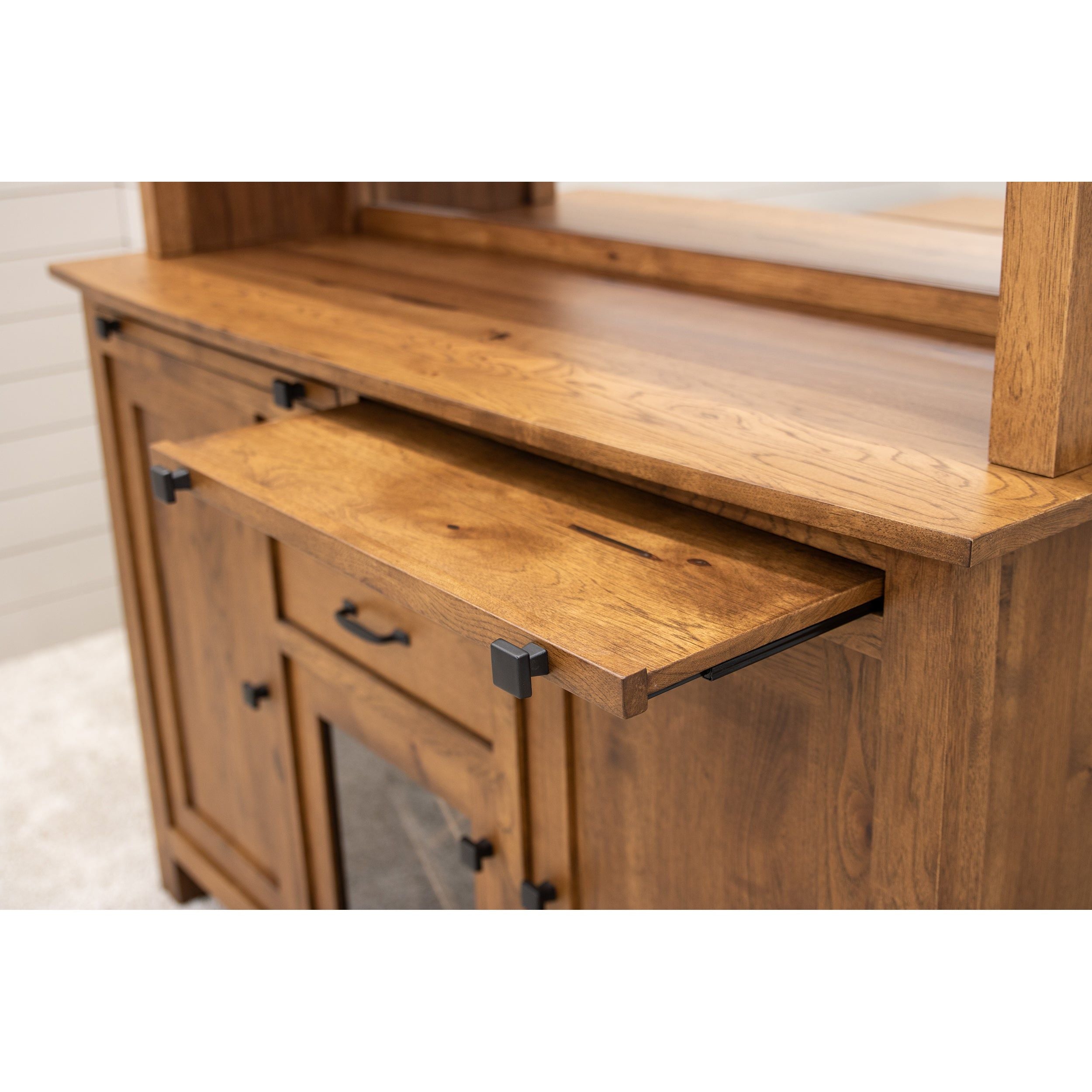 OBG Wine Buffet with Hutch Topper in Hickory Wood | HC