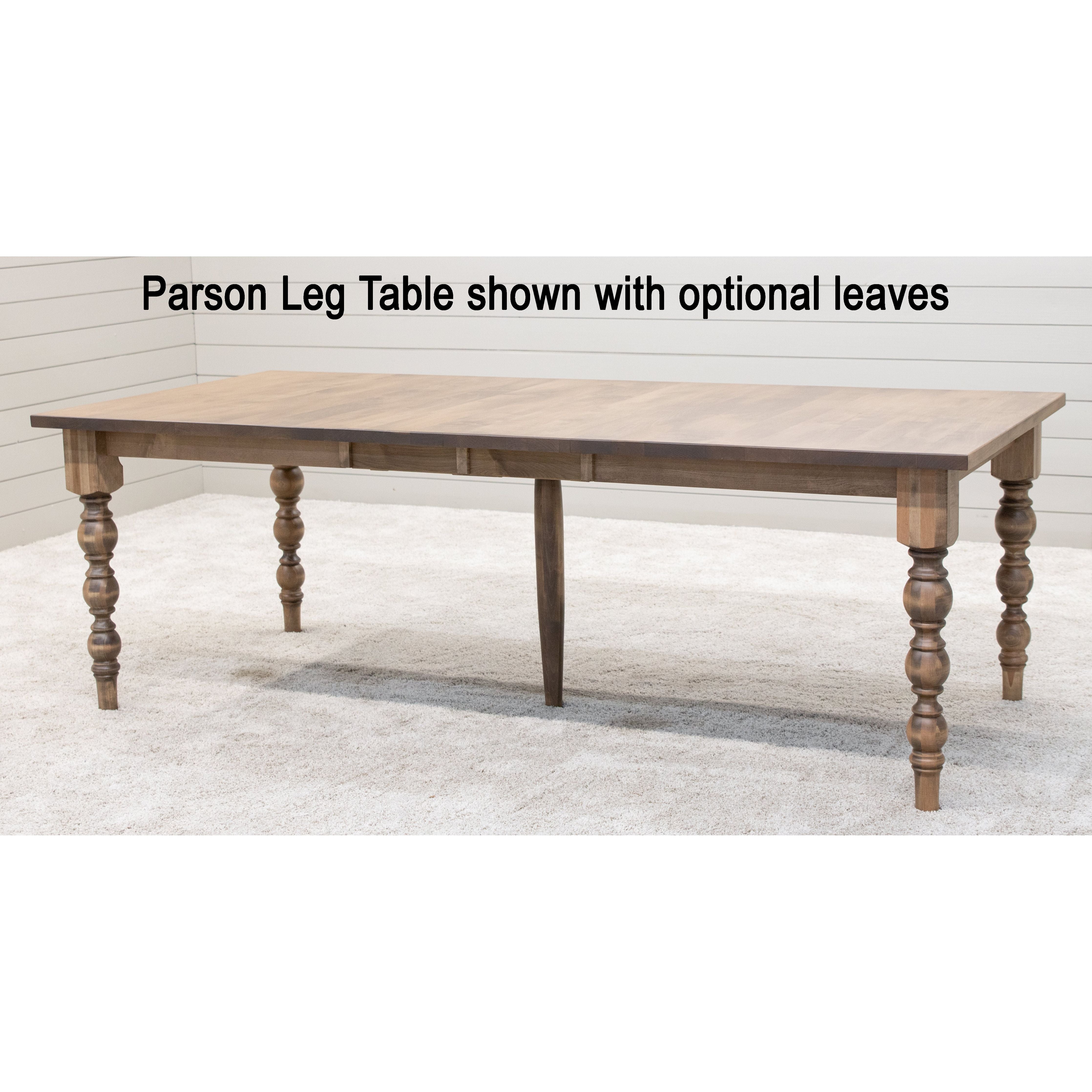 Parson Leg Extending Dining Table