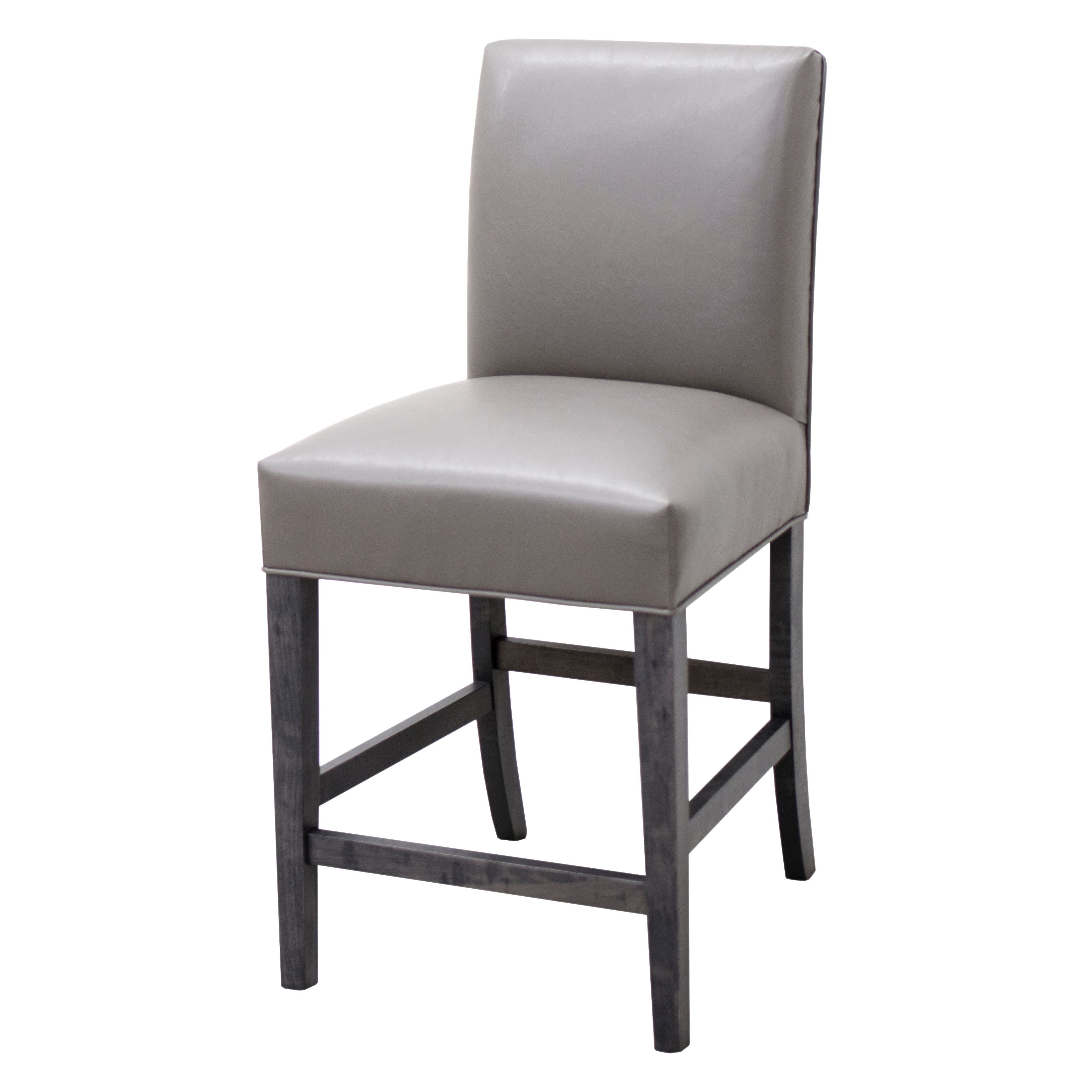 Parsons Enclosed Back Upholstered 24" Bar Stool | 38-4