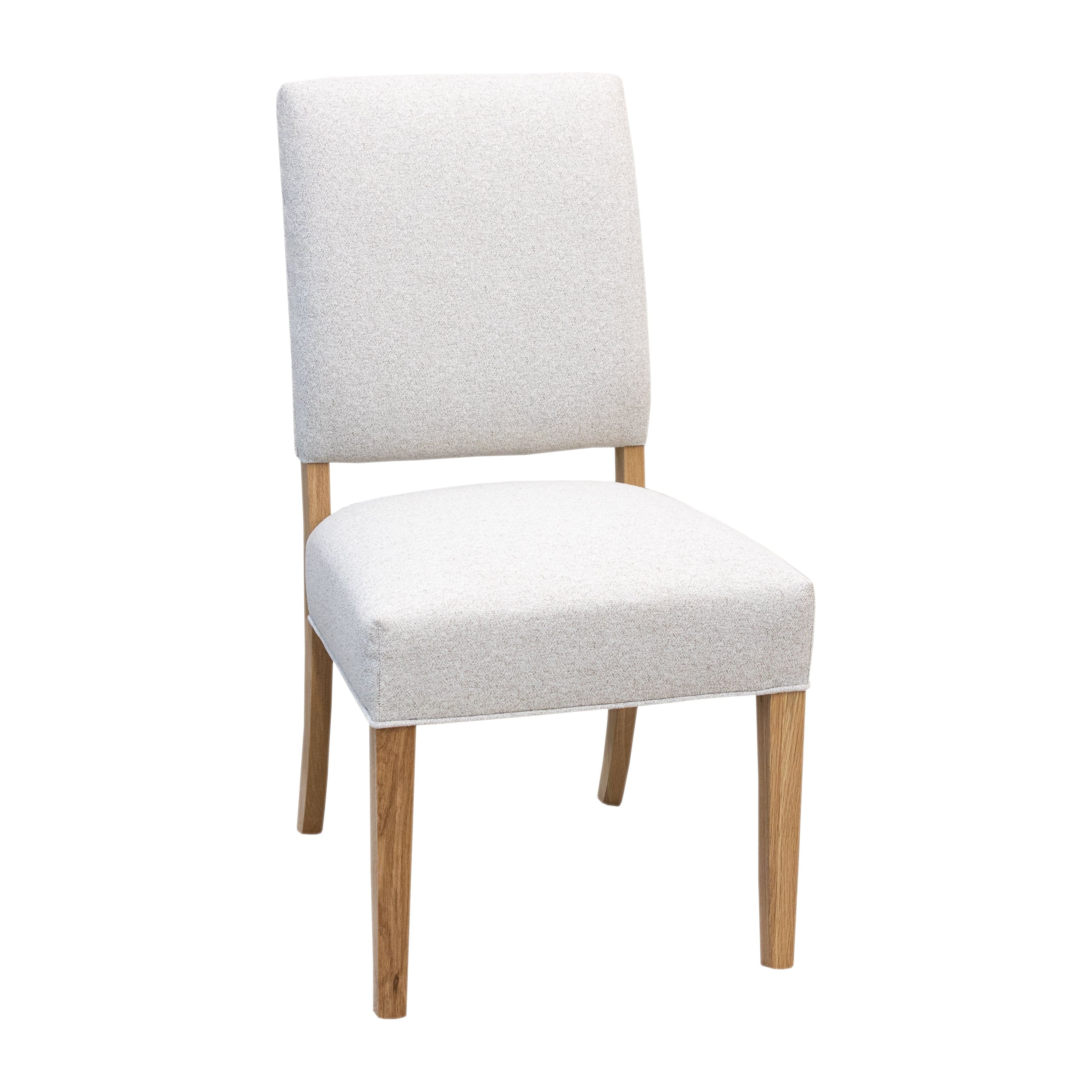 Parsons Upholstered Dining Chair with Open Back