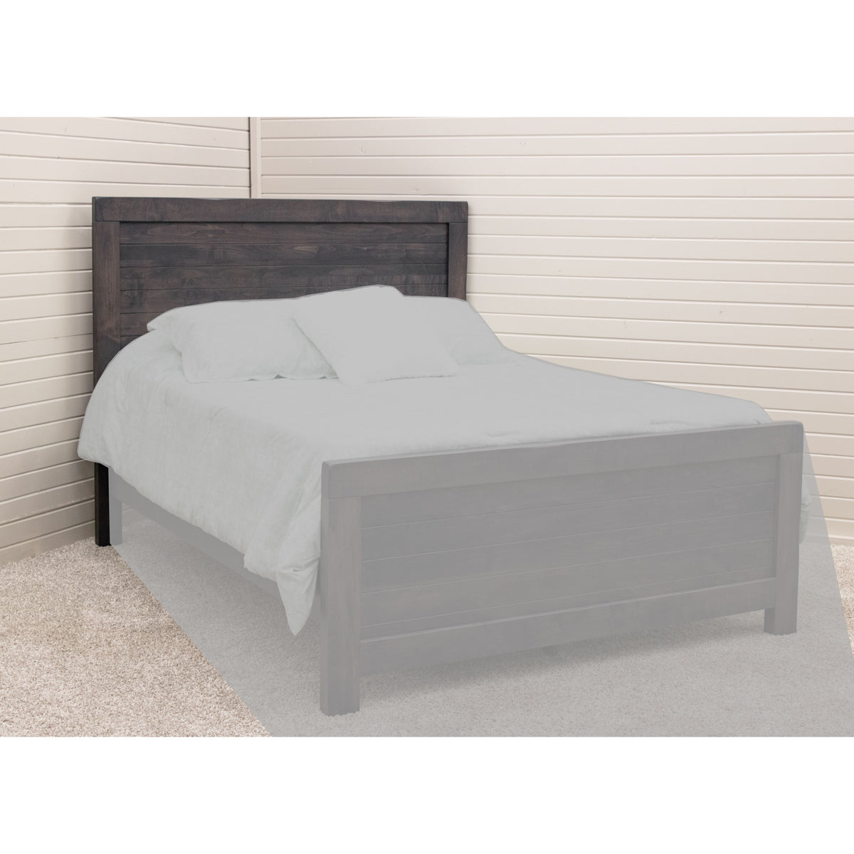 Portland King Maple Wood Storage Platform Bed | GS