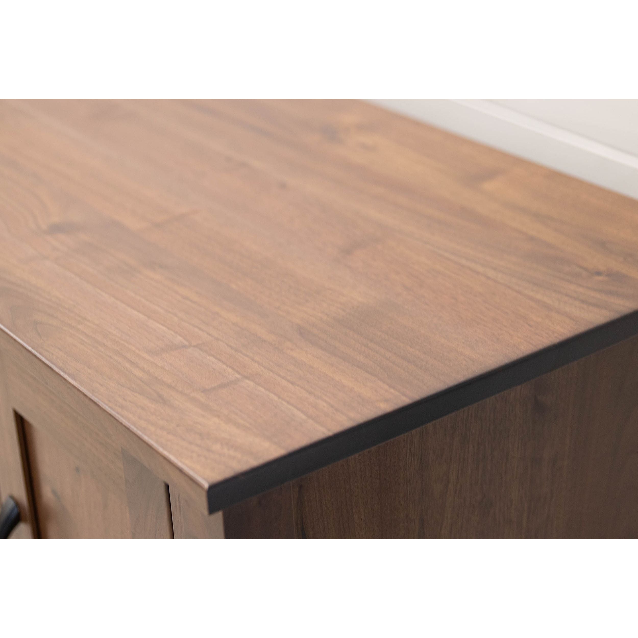 Riverton 72" Walnut Wood TV Console with Electric Fireplace Insert | CO