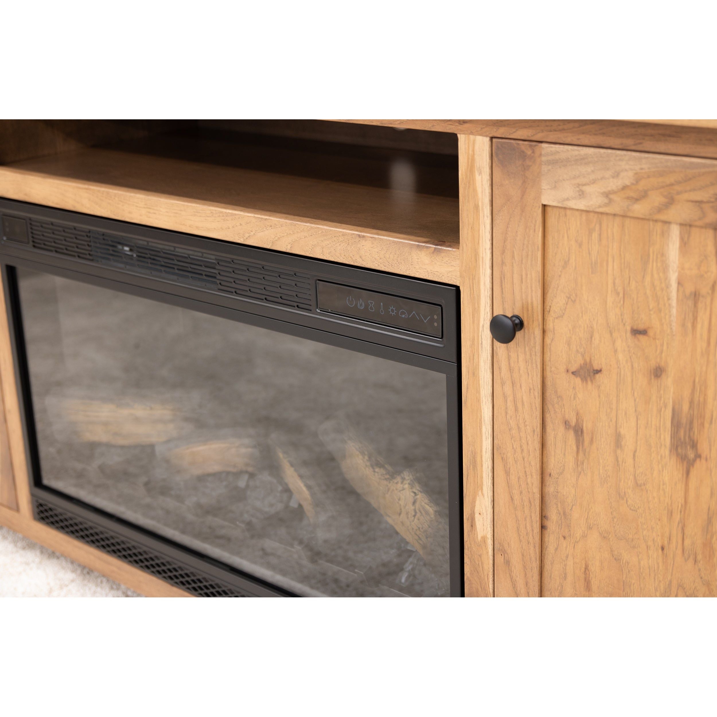 Riverton 72" TV Console with Electric Fireplace Insert