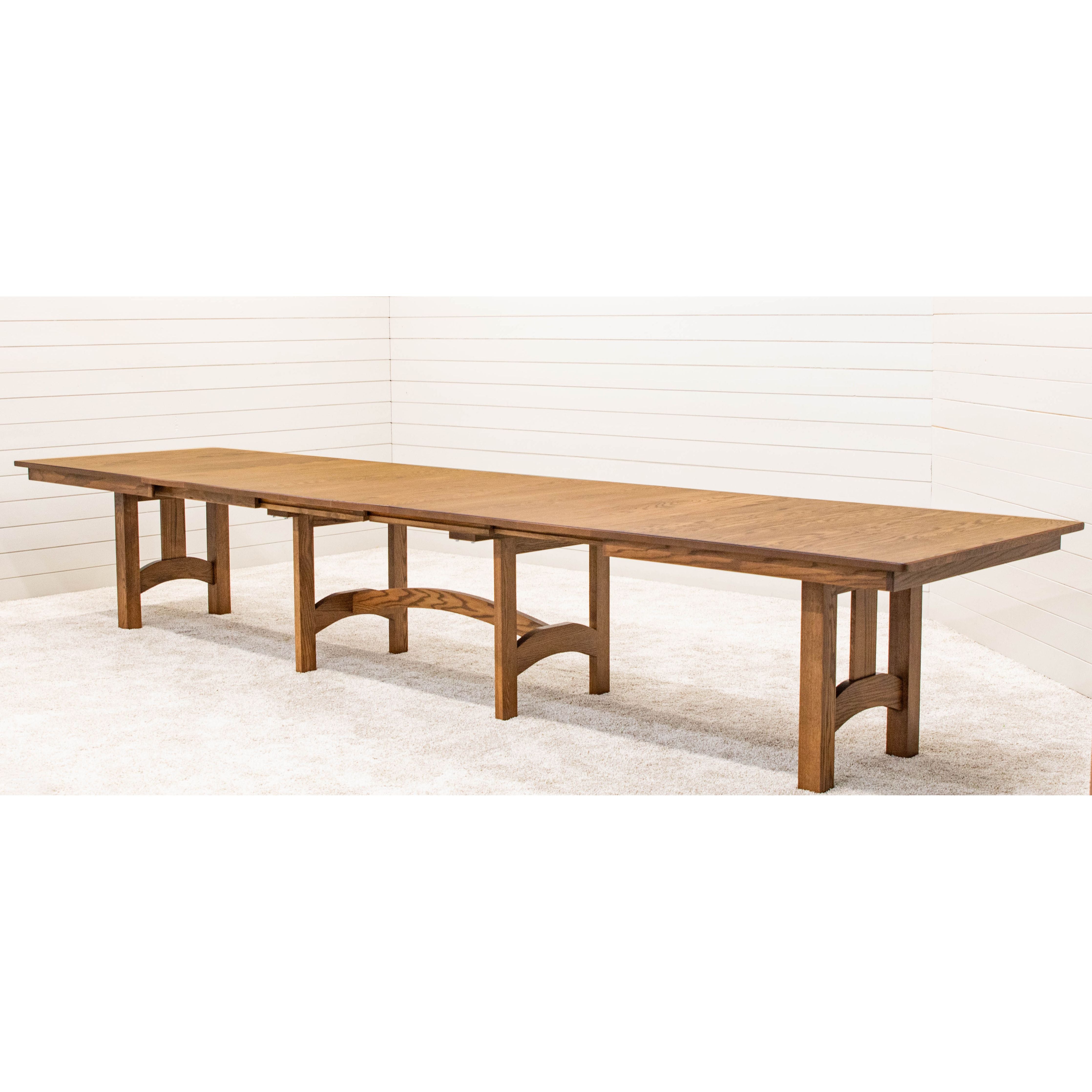 Shaker Hill Extra Large Oak Wood Dining Table | HC