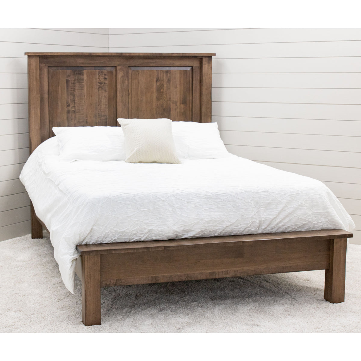 Savannah King Maple Wood Storage Platform Bed | CO