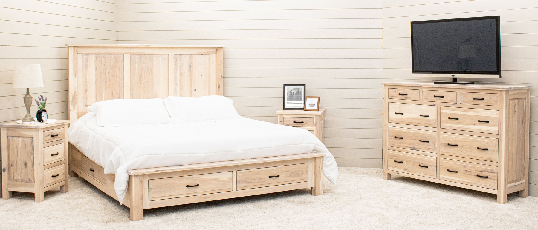 Solid Wood King Bedroom Sets | Dutch Craft Furniture