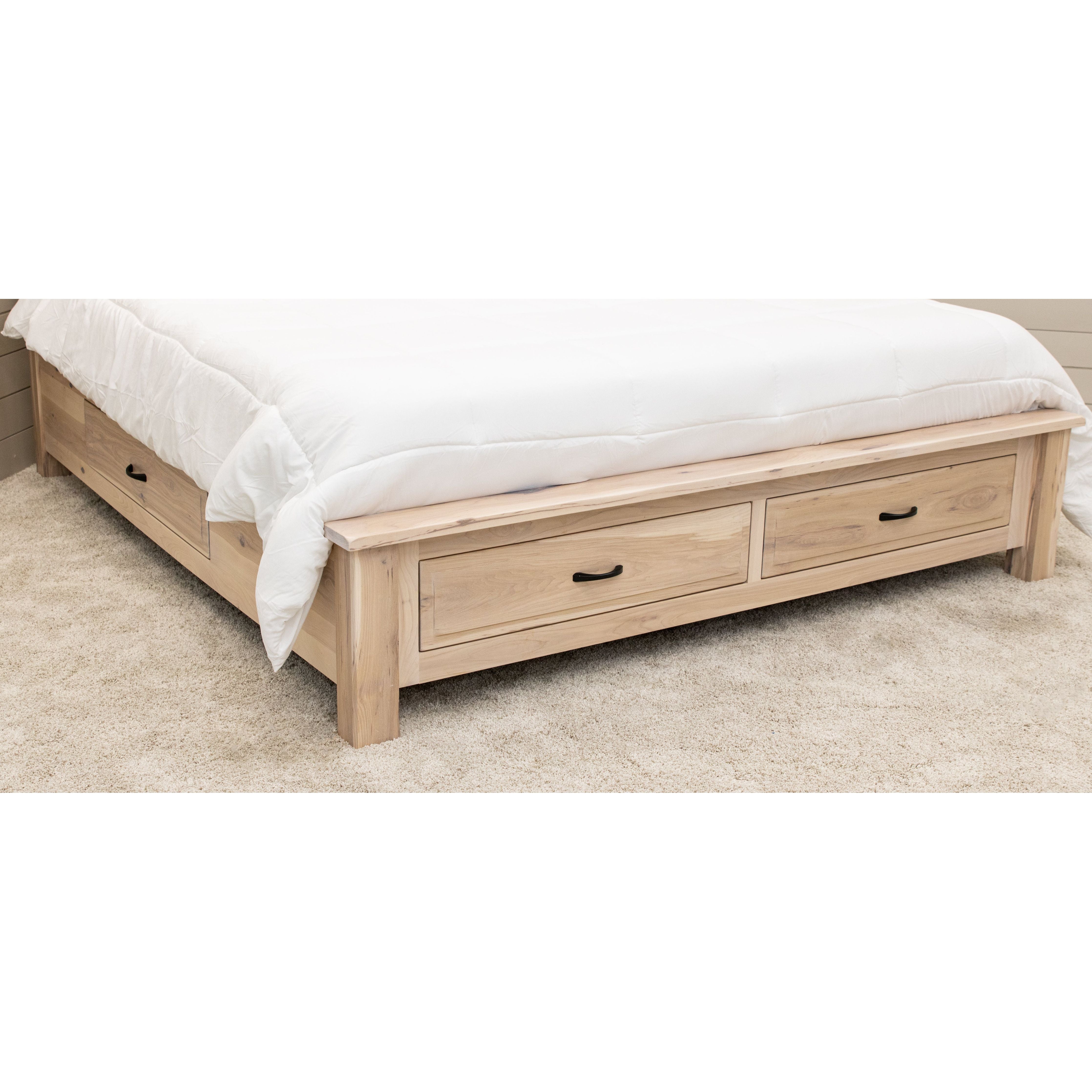 Savannah Rustic Storage Platform Bed
