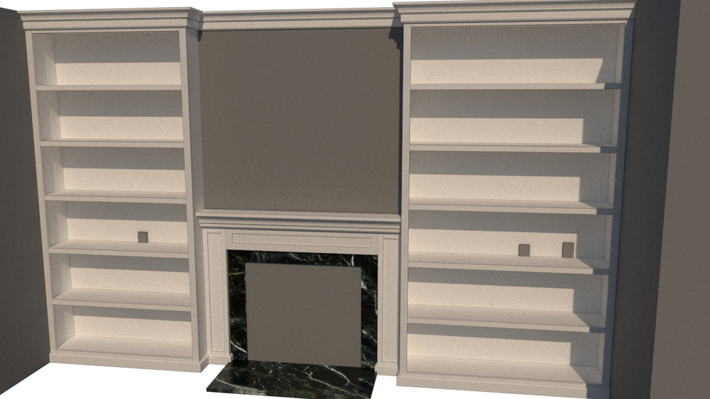 Custom Built-In Bookshelves | Custom Bookcase Wall Unit