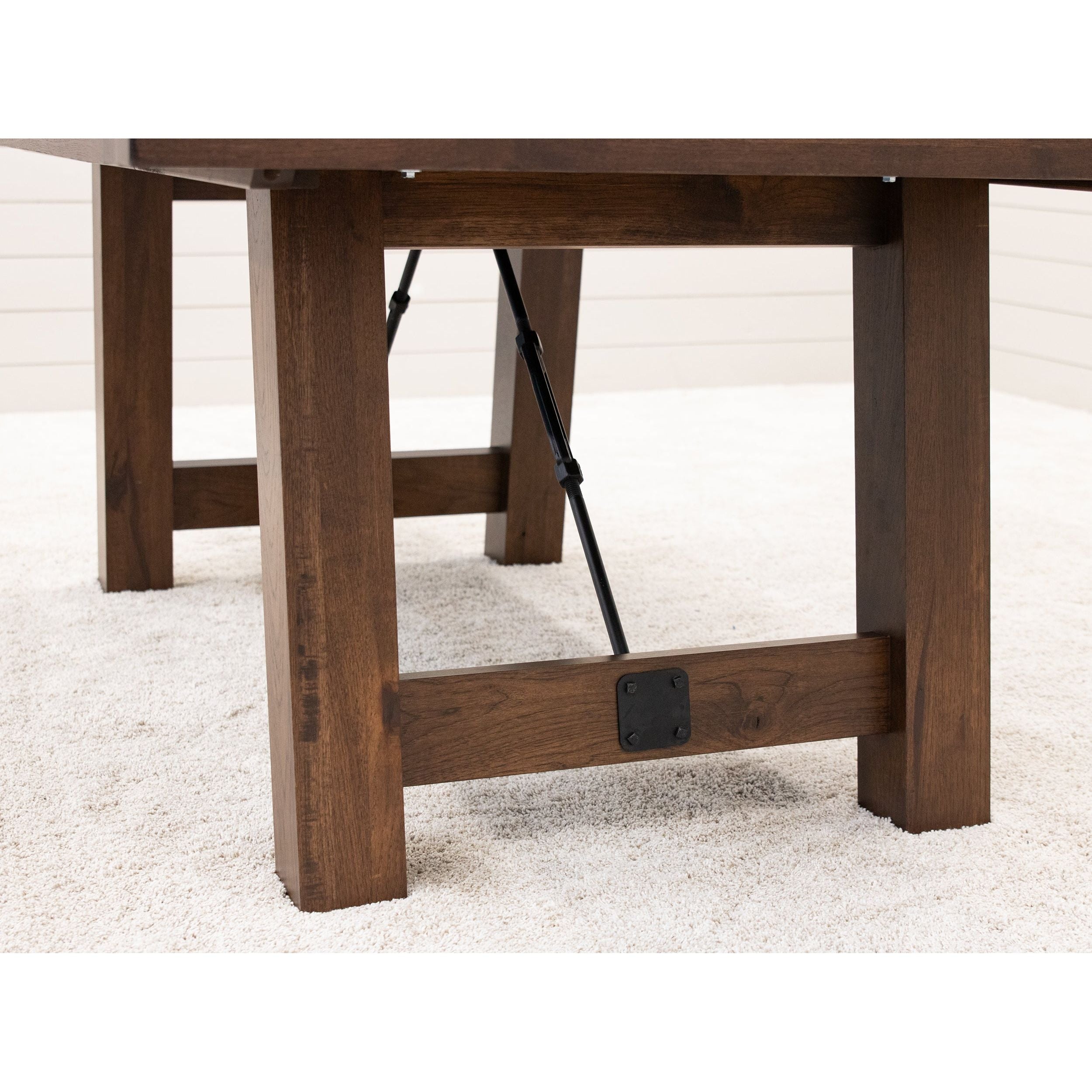 Settler's Trestle Extending Dining Table