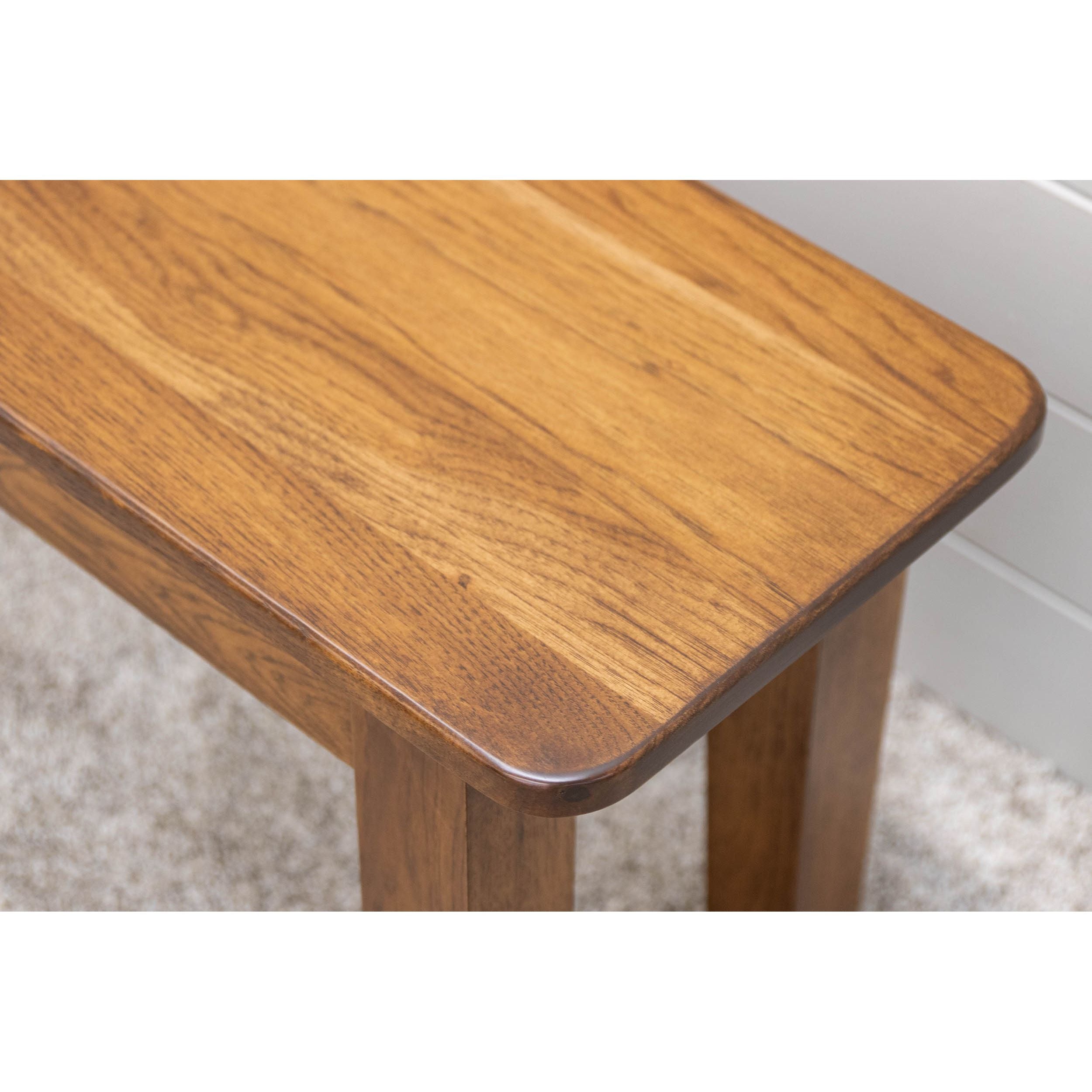 Heavy Shaker Leg Hickory Wood Dining Bench | HC
