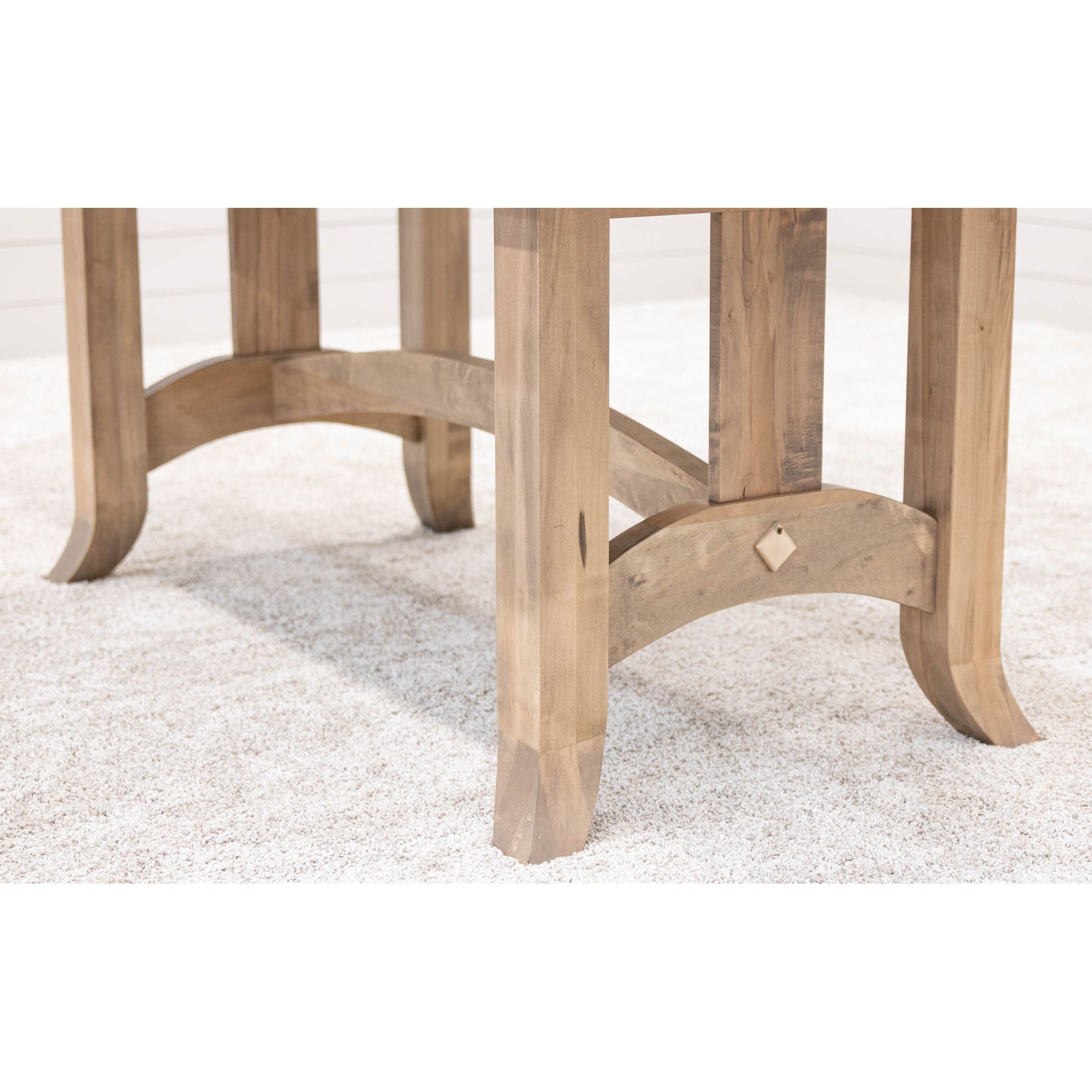 Shaker Hill Maple Wood Extending Amish Dining Table | DS