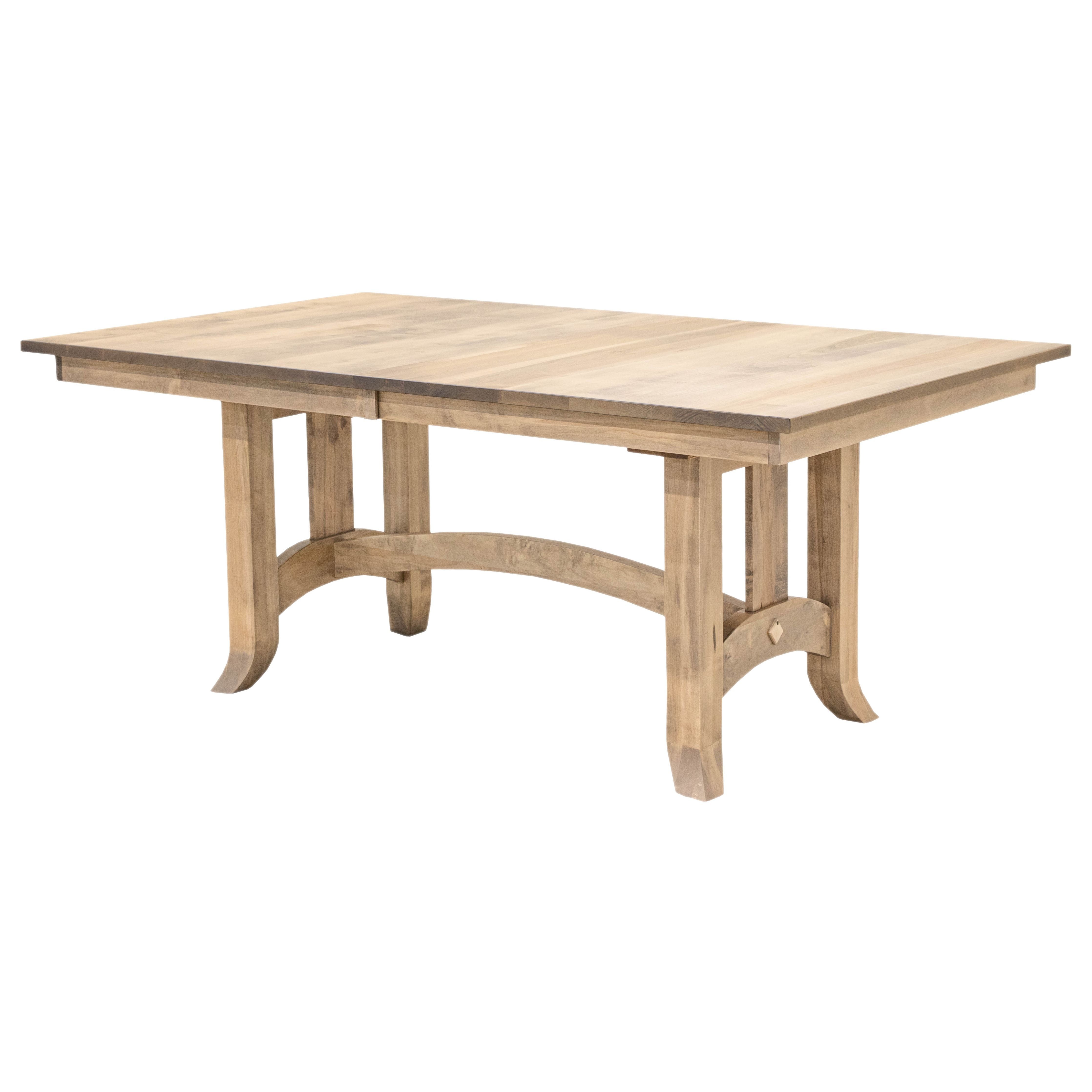 Shaker Hill Maple Wood Extending Amish Dining Table | DS