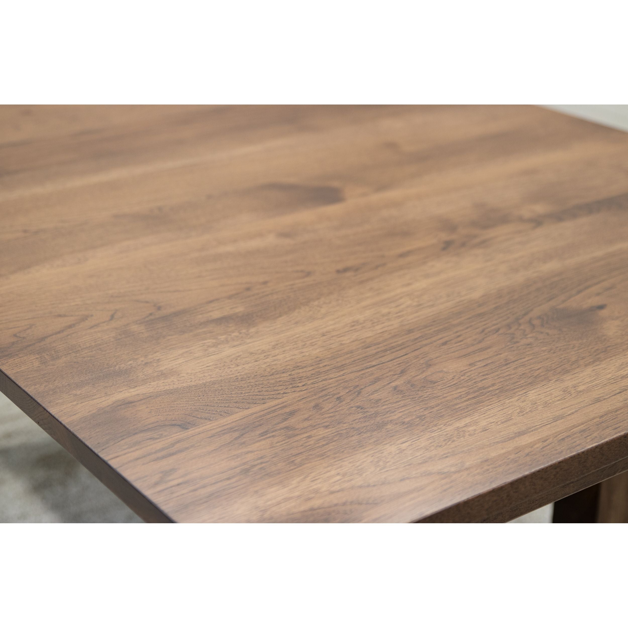 Shaker Hill Hickory Wood Extending Amish Dining Table | ASB