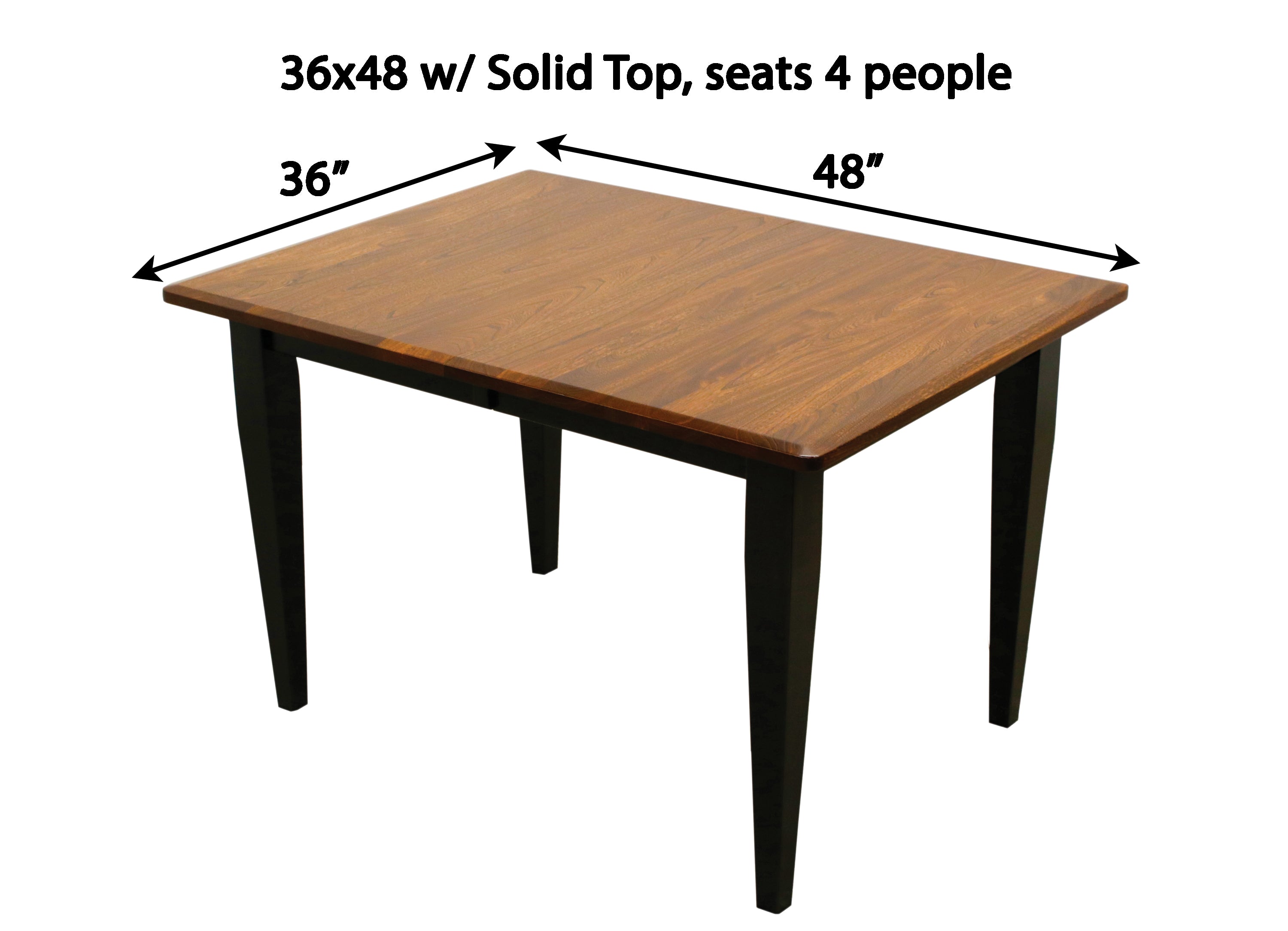 Hilanders Wood Kitchen Table ダークブラウン 96 Inch Dining Table, Brown Black, Wood, Rectangular
