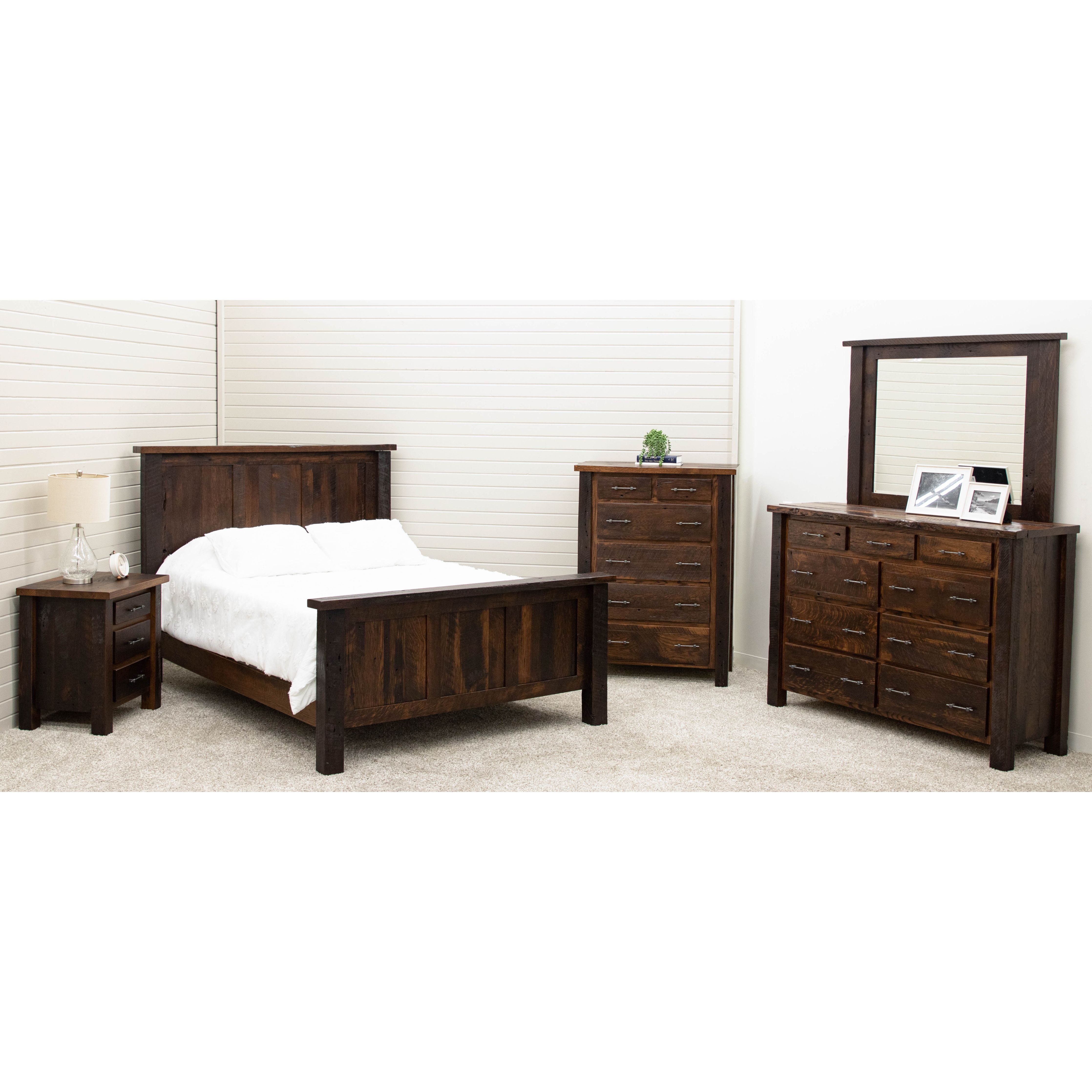 Silverton Queen Reclaimed Wood Bed | TAV