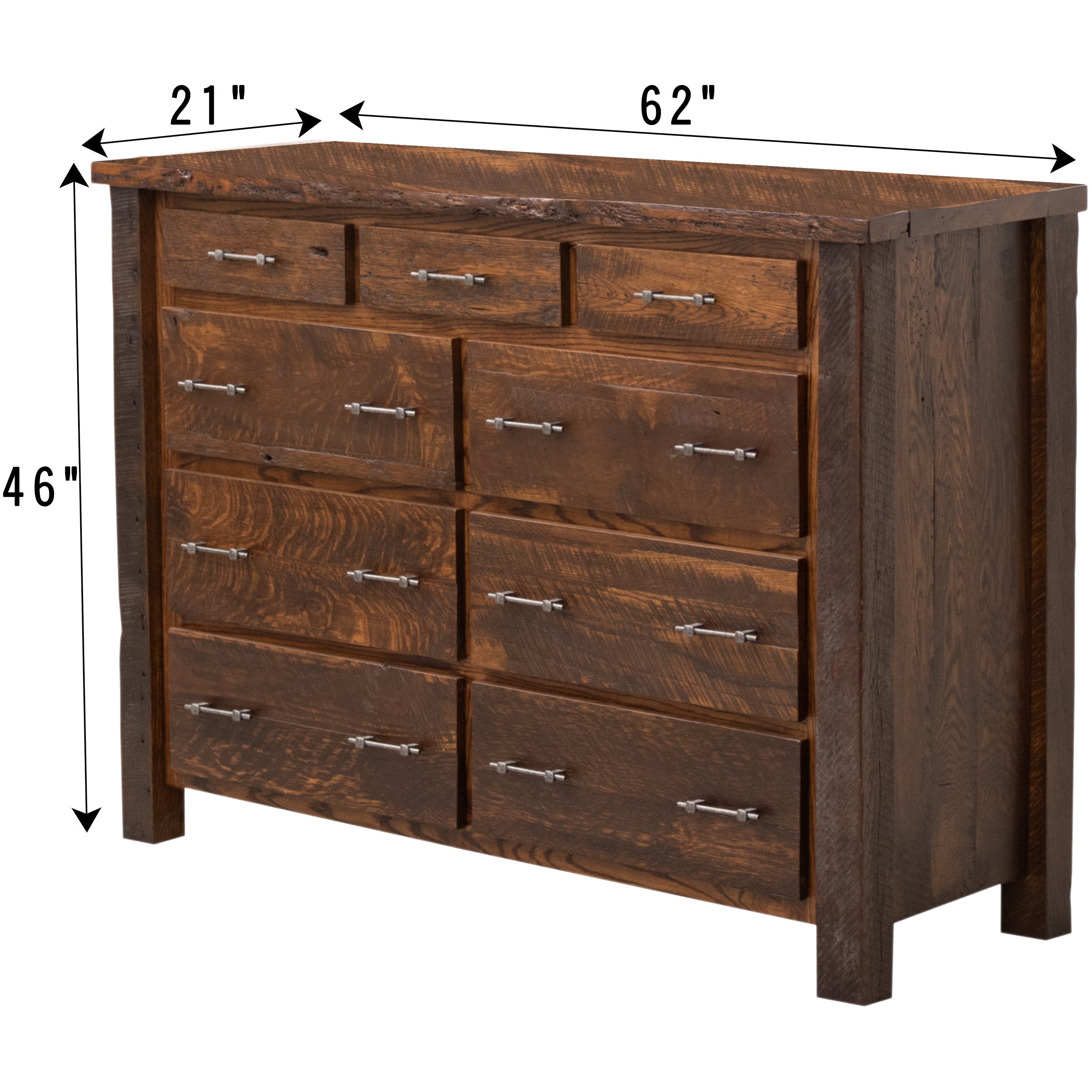 Silverton 9-Drawer Tall Dresser