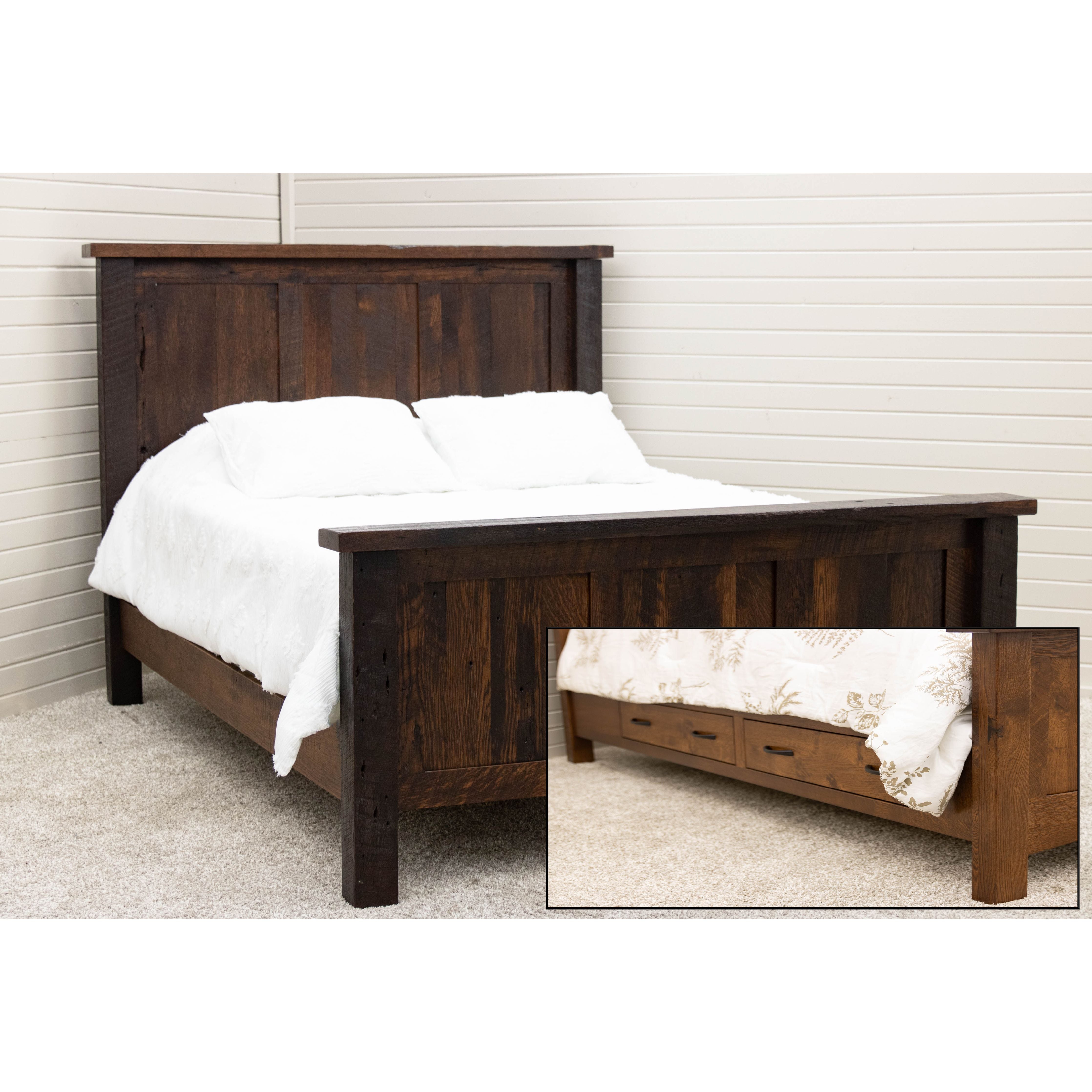 Silverton Queen Reclaimed Wood Bed | TAV