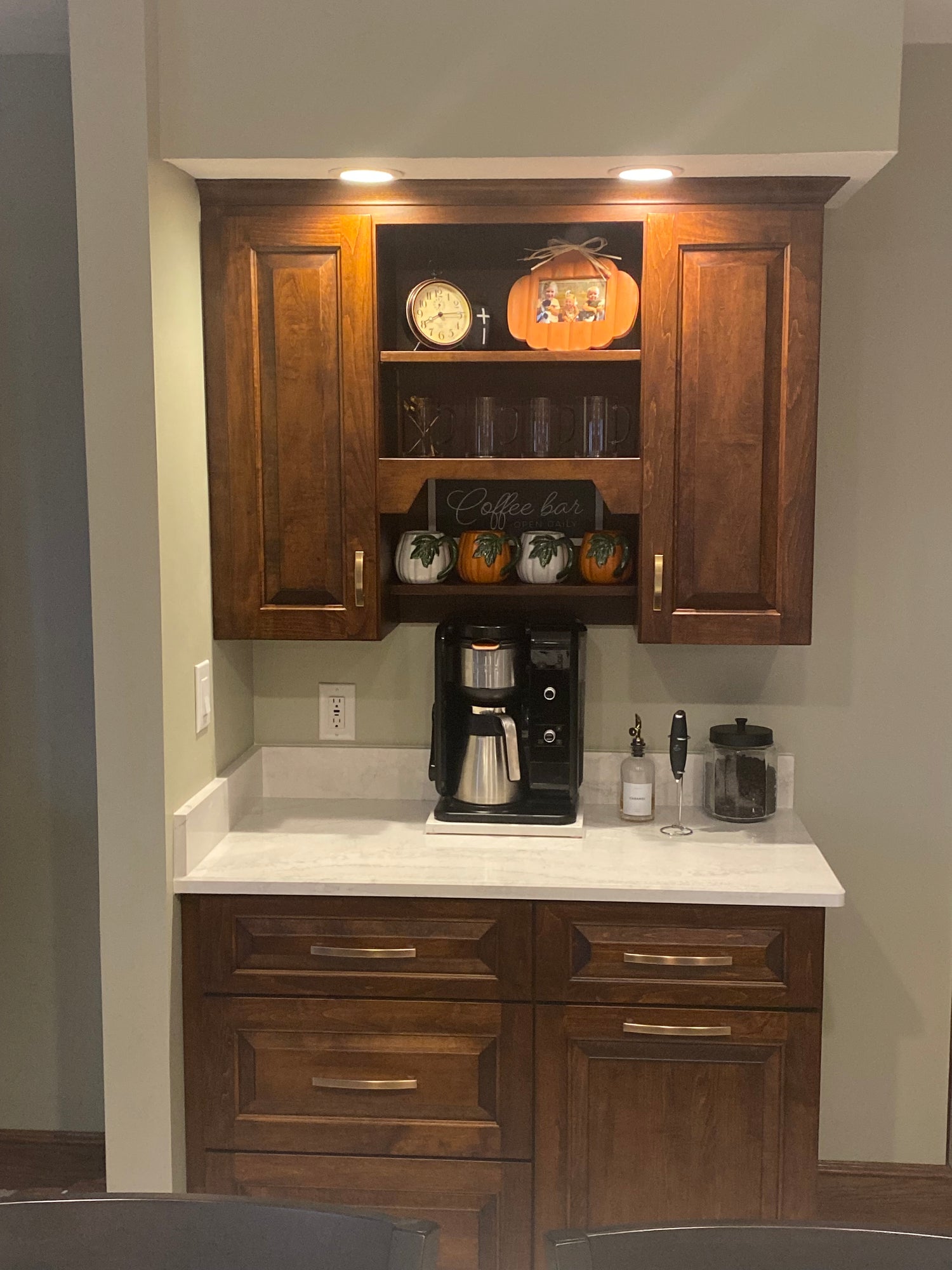 A closer look at Compact Kitchen Cabinet Solutions With A Built-In Coffee Bar