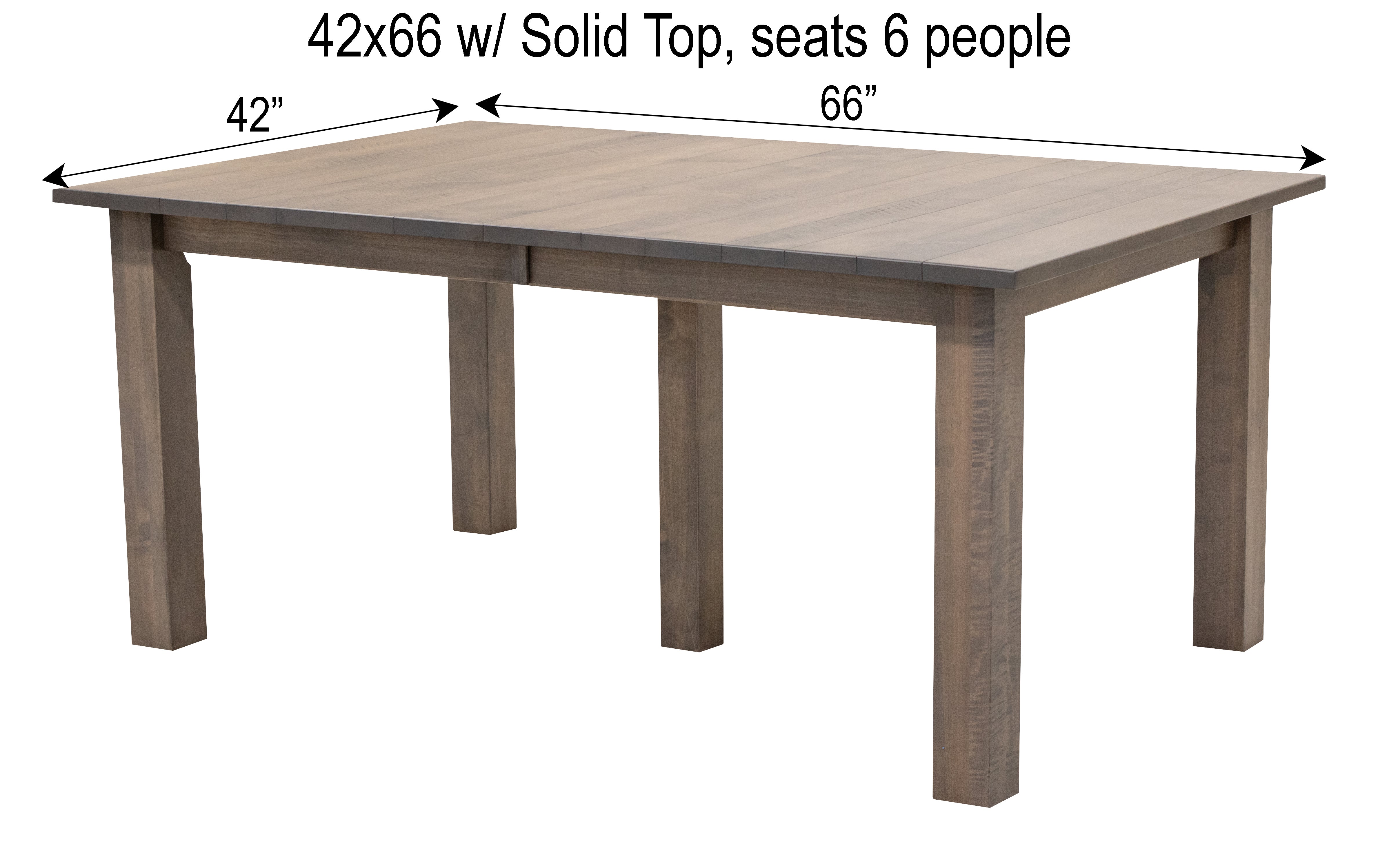 Square Leg Dining Table Dimensions