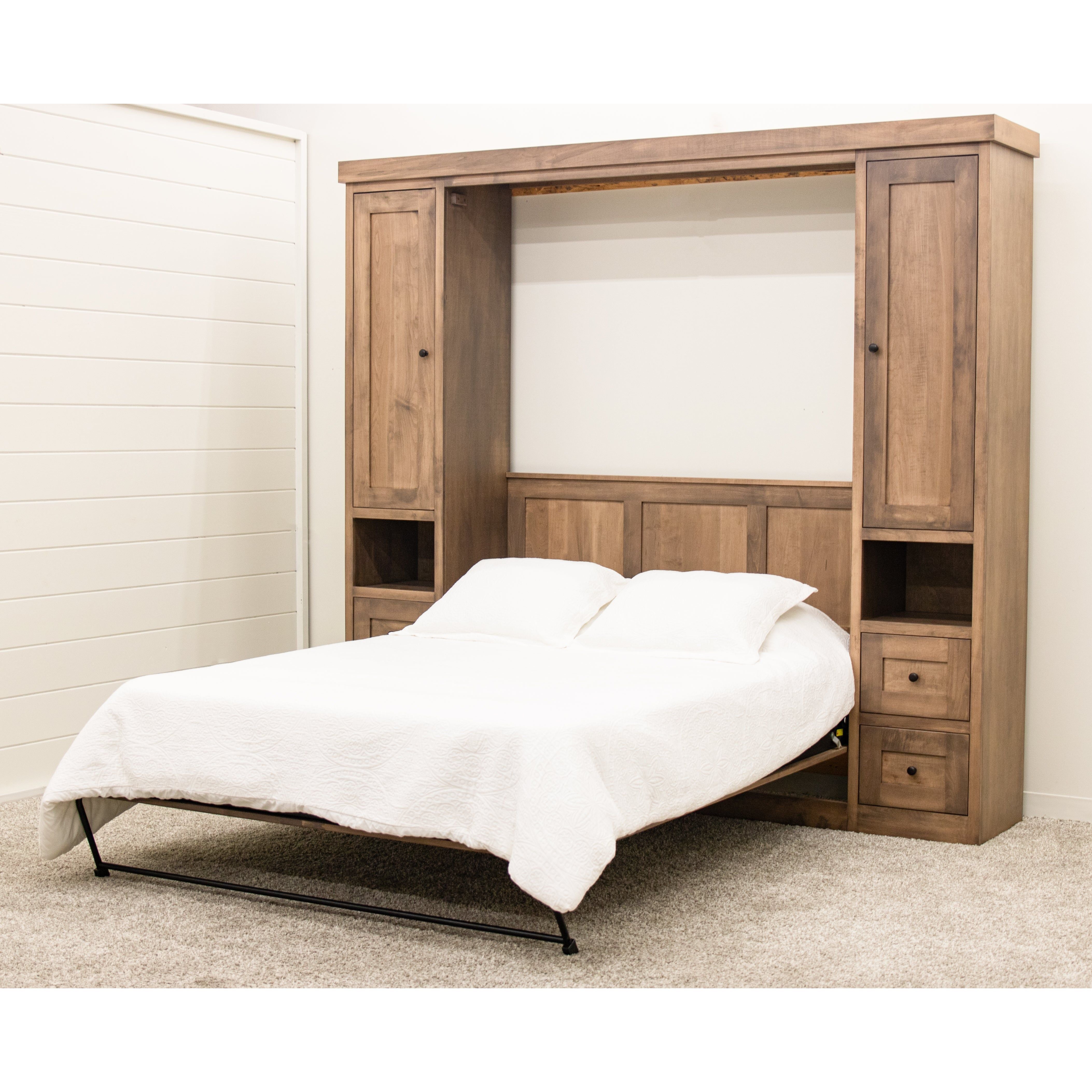 Sunset Murphy Bed with Bookcases