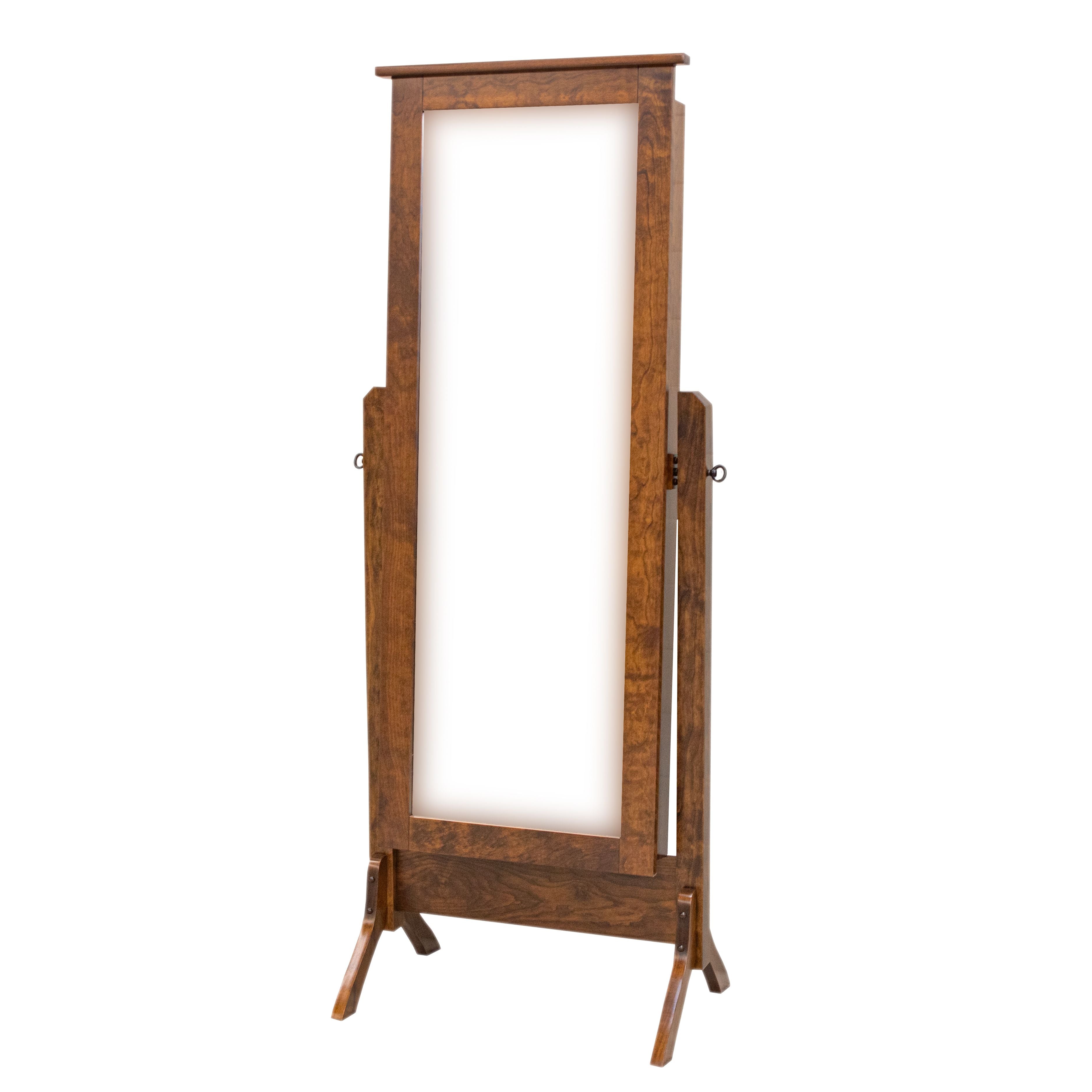 Shaker Sliding Jewelry Cheval Mirror