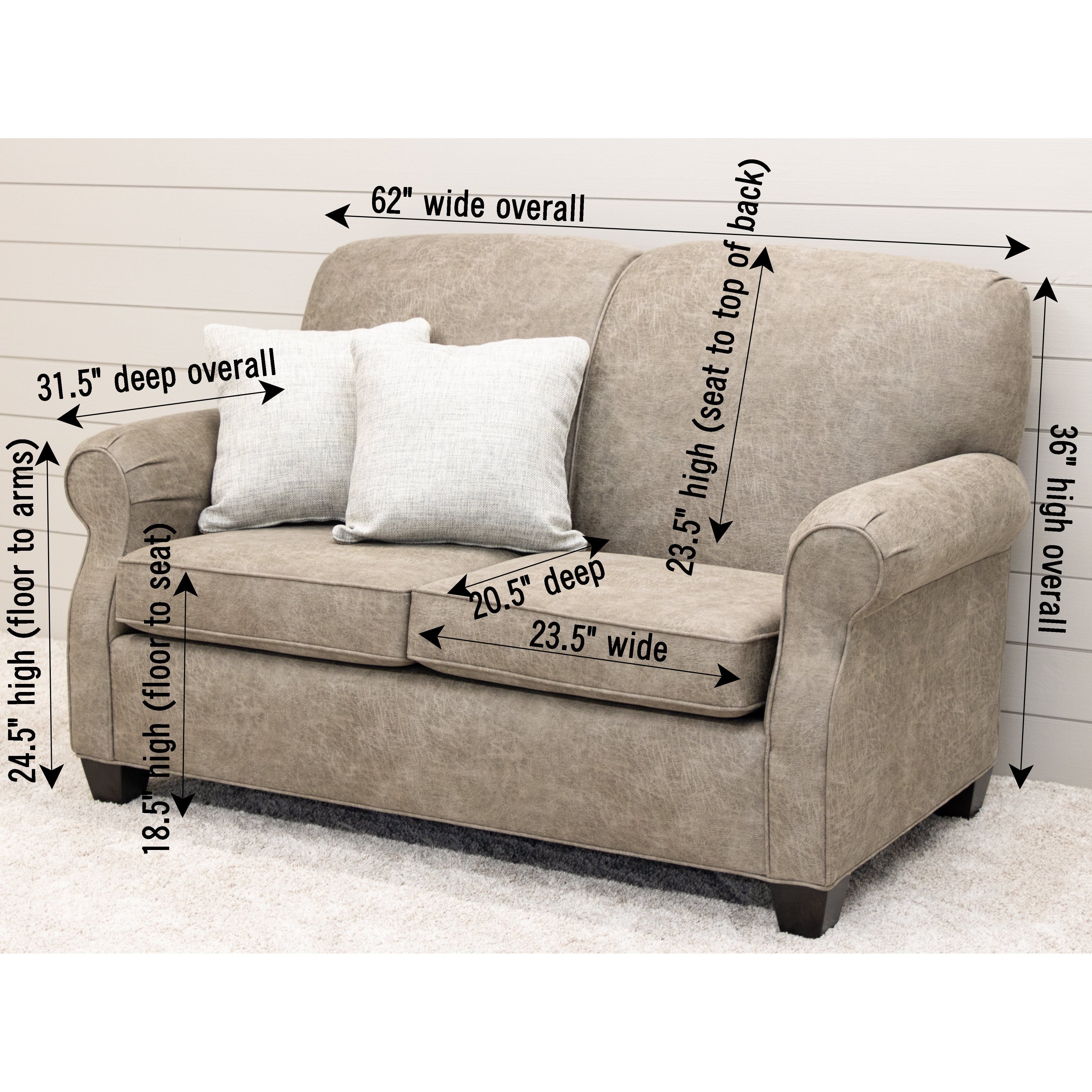 Traditional Stationary Loveseat