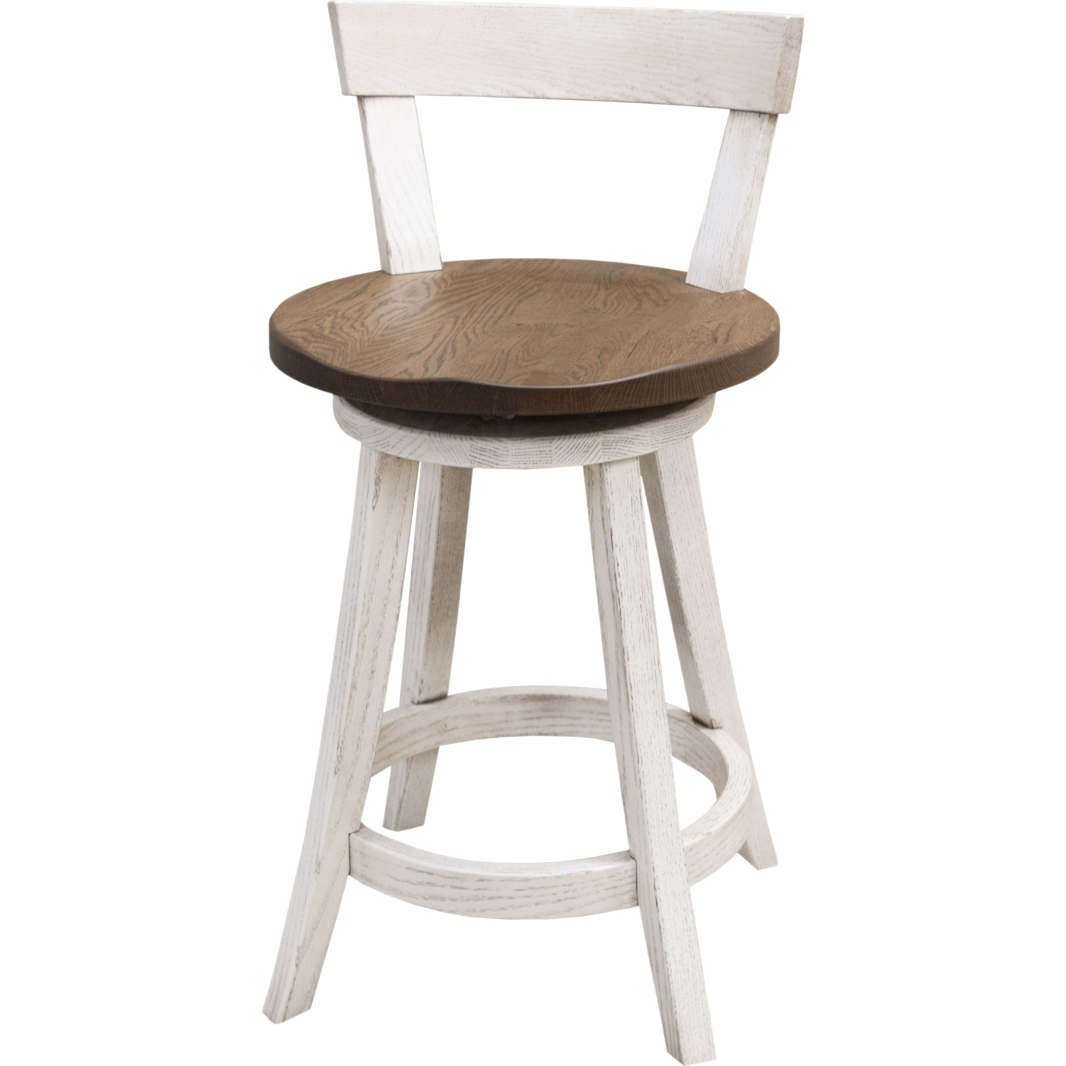 24" Turnstone Swivel Bar Chair w/ Wood Seat