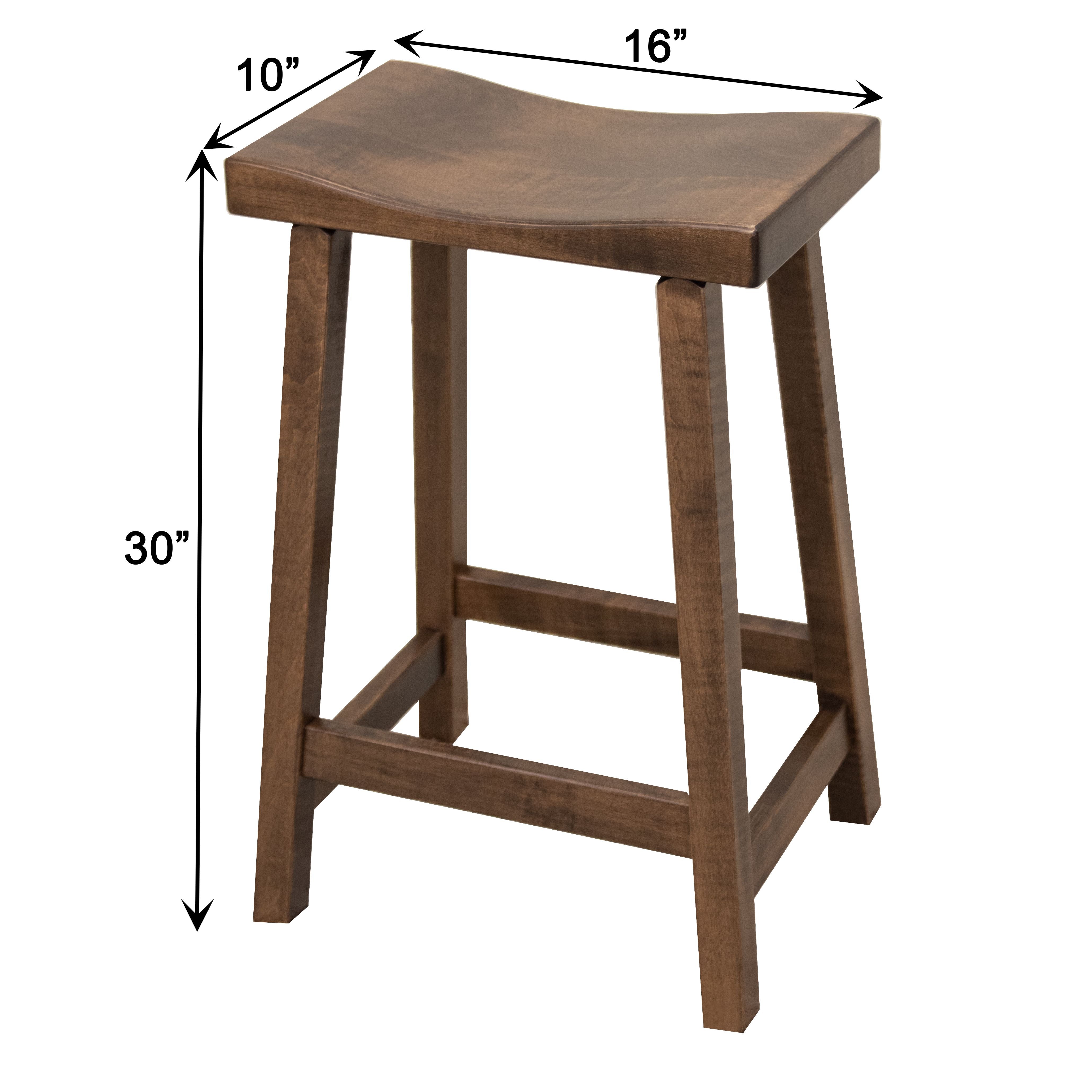 Urban 24" Hickory Wood Bar Stool | CO