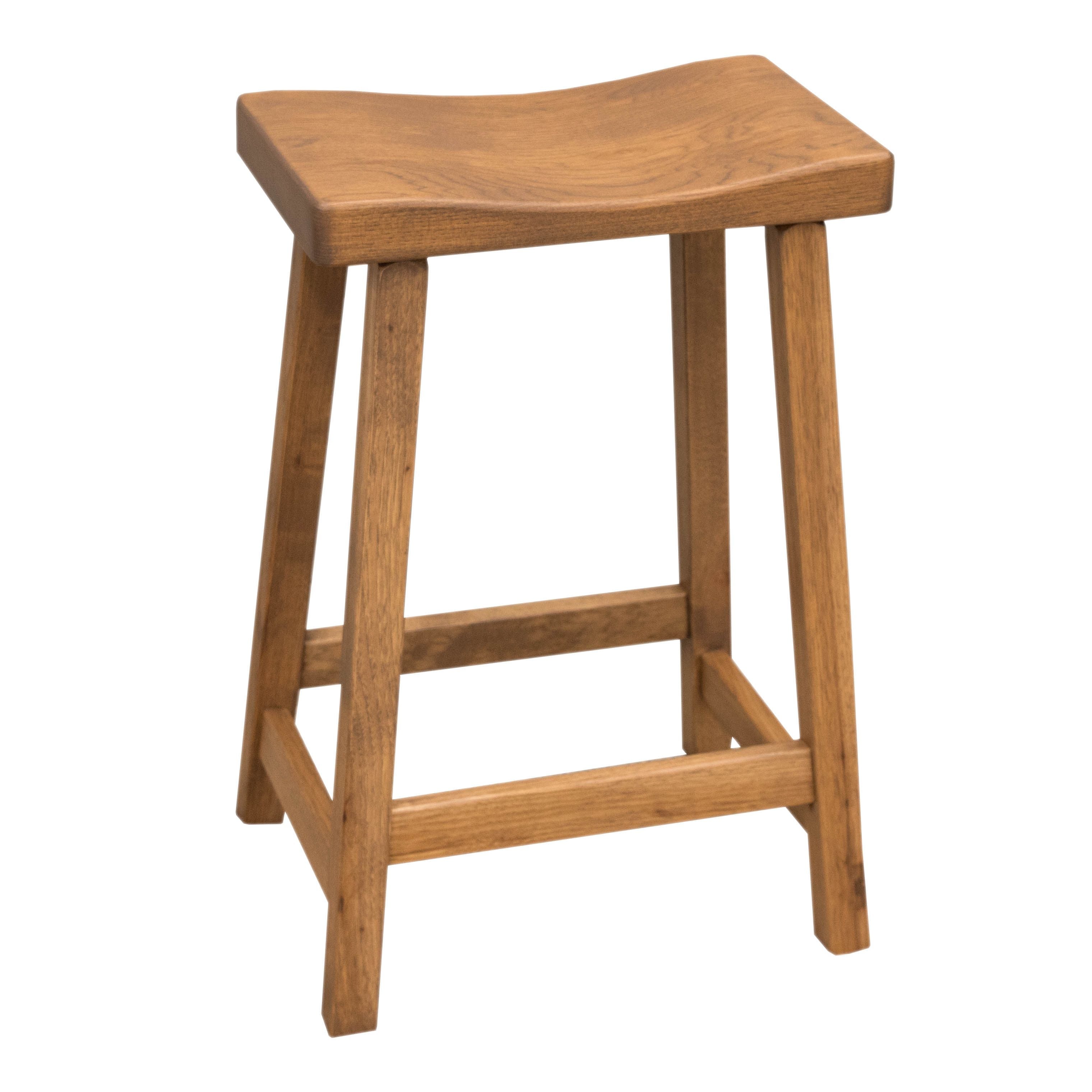 Urban 24" Hickory Wood Bar Stool | HC