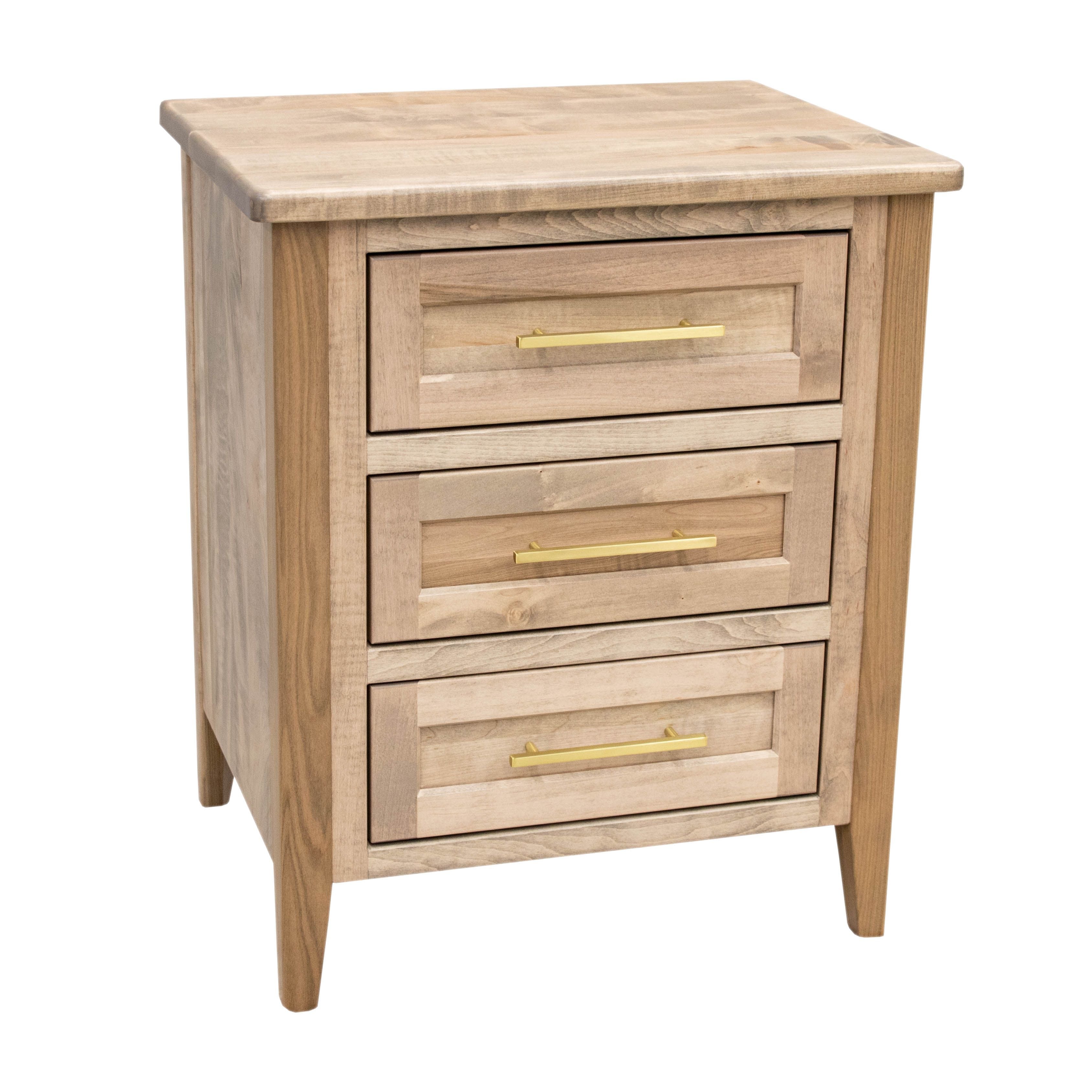 Washington 3-Drawer Nightstand