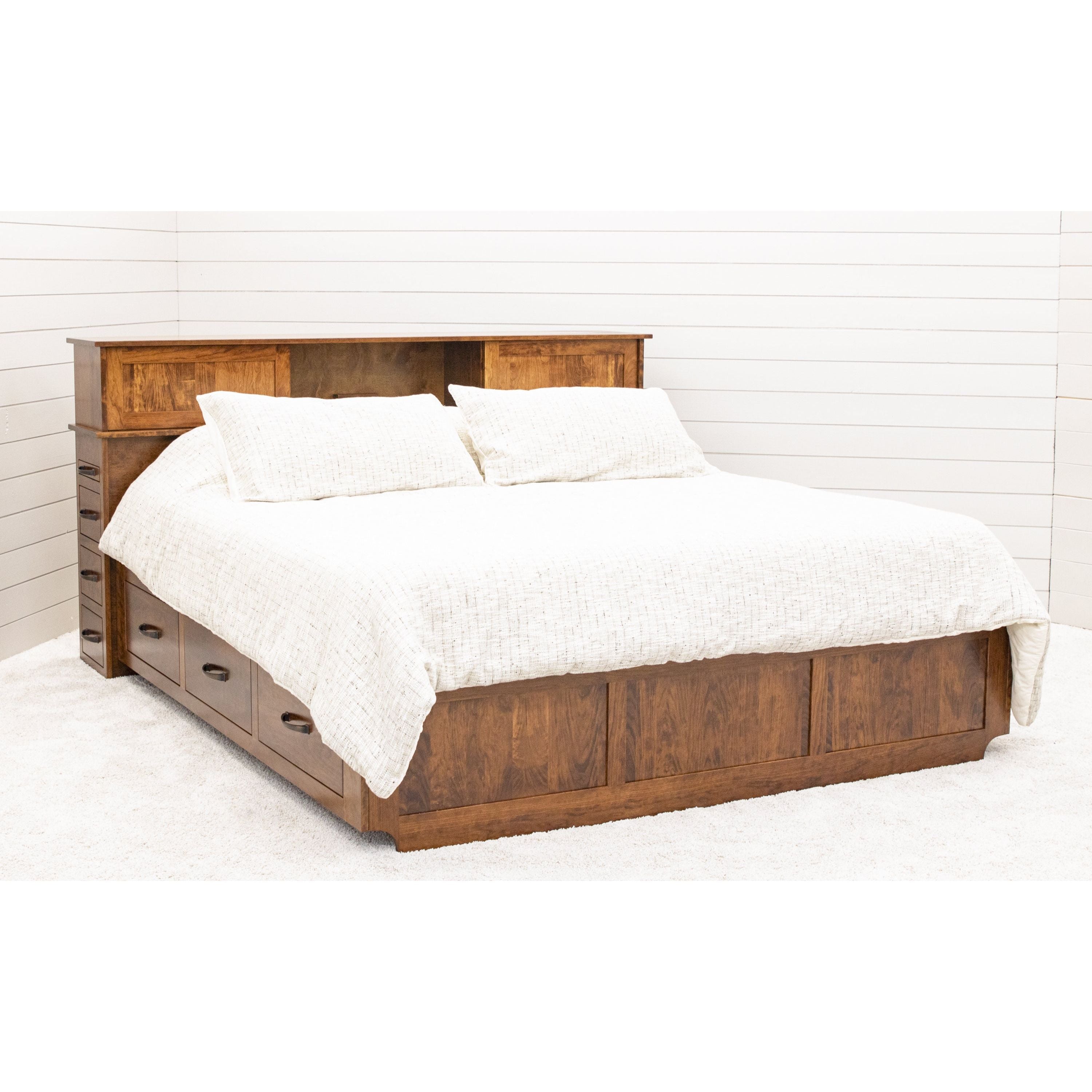 Weston Storage Headboard & Platform Drawer Bed