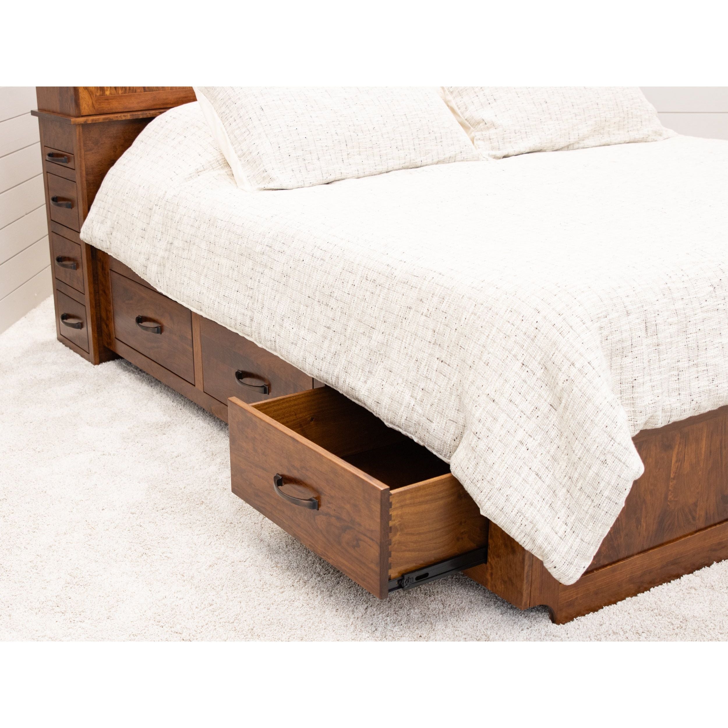Weston Storage Headboard & Platform Drawer Bed