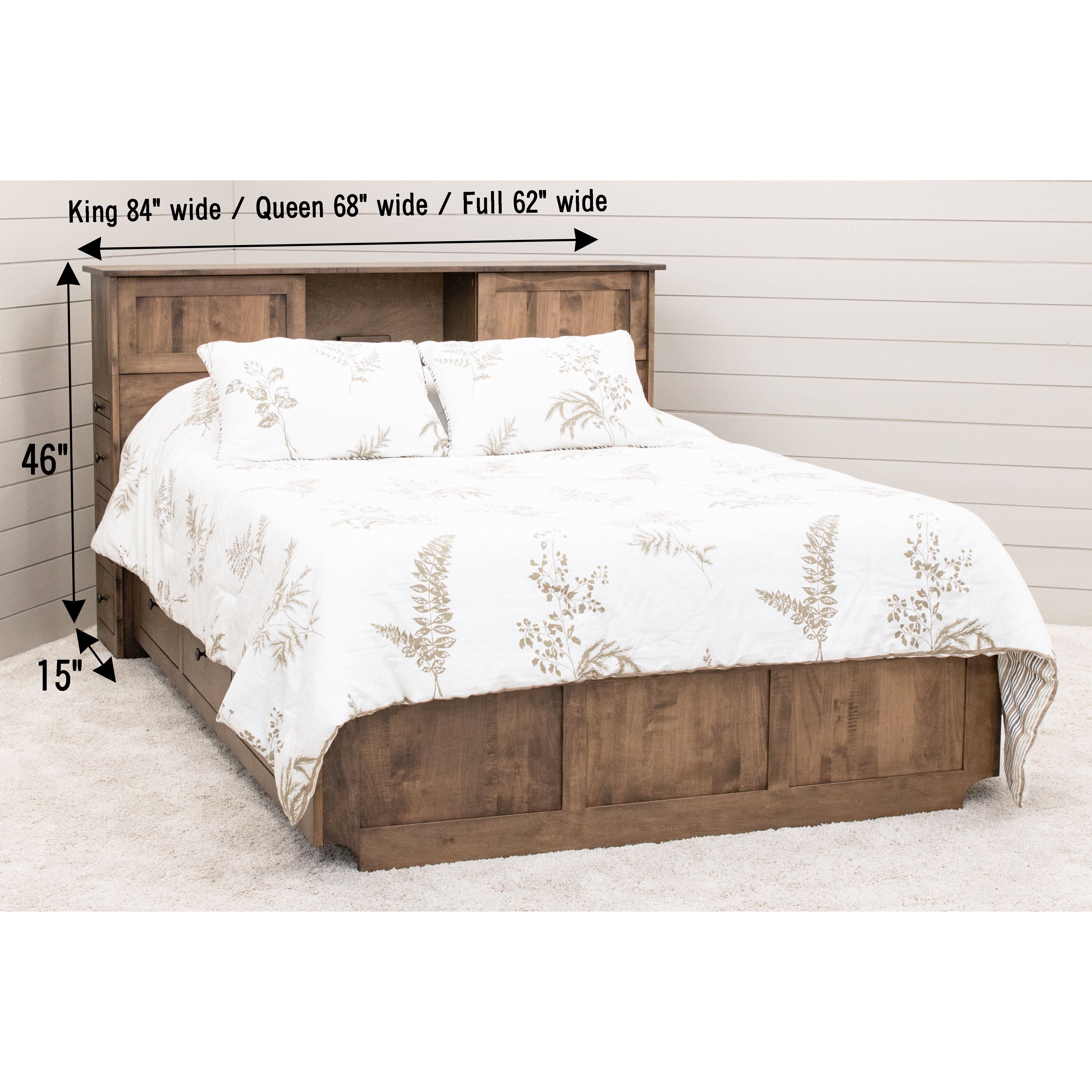 Weston Storage Headboard & Platform Drawer Bed