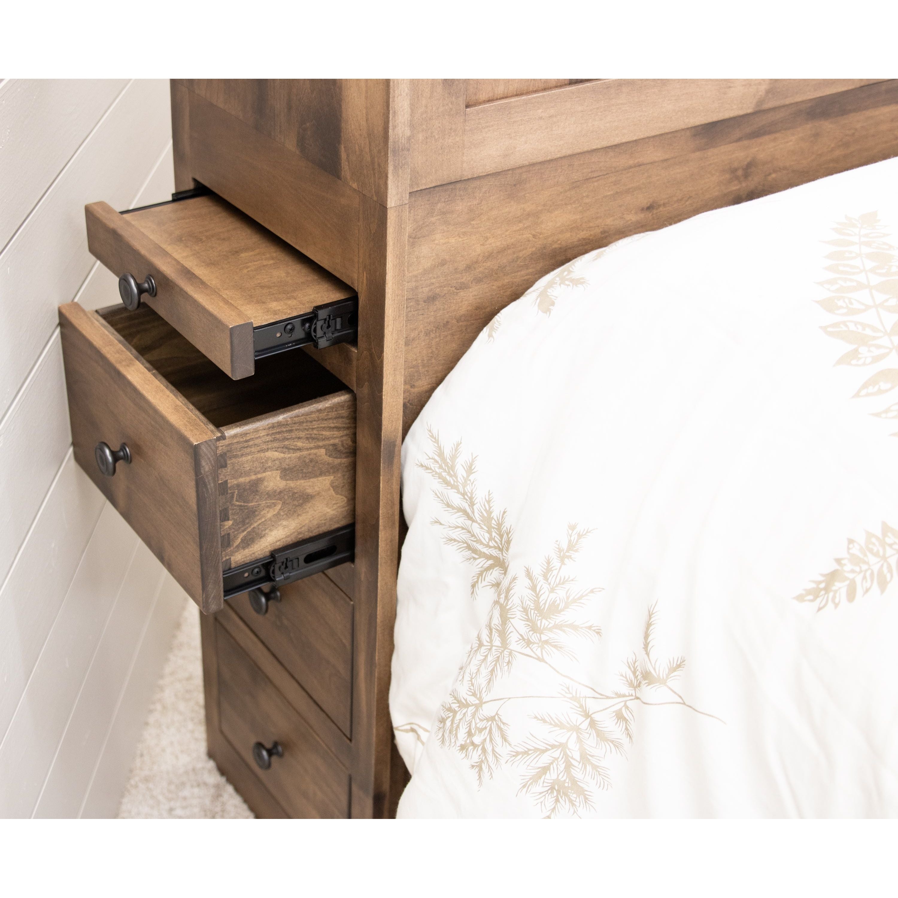Weston Storage Headboard & Platform Drawer Bed