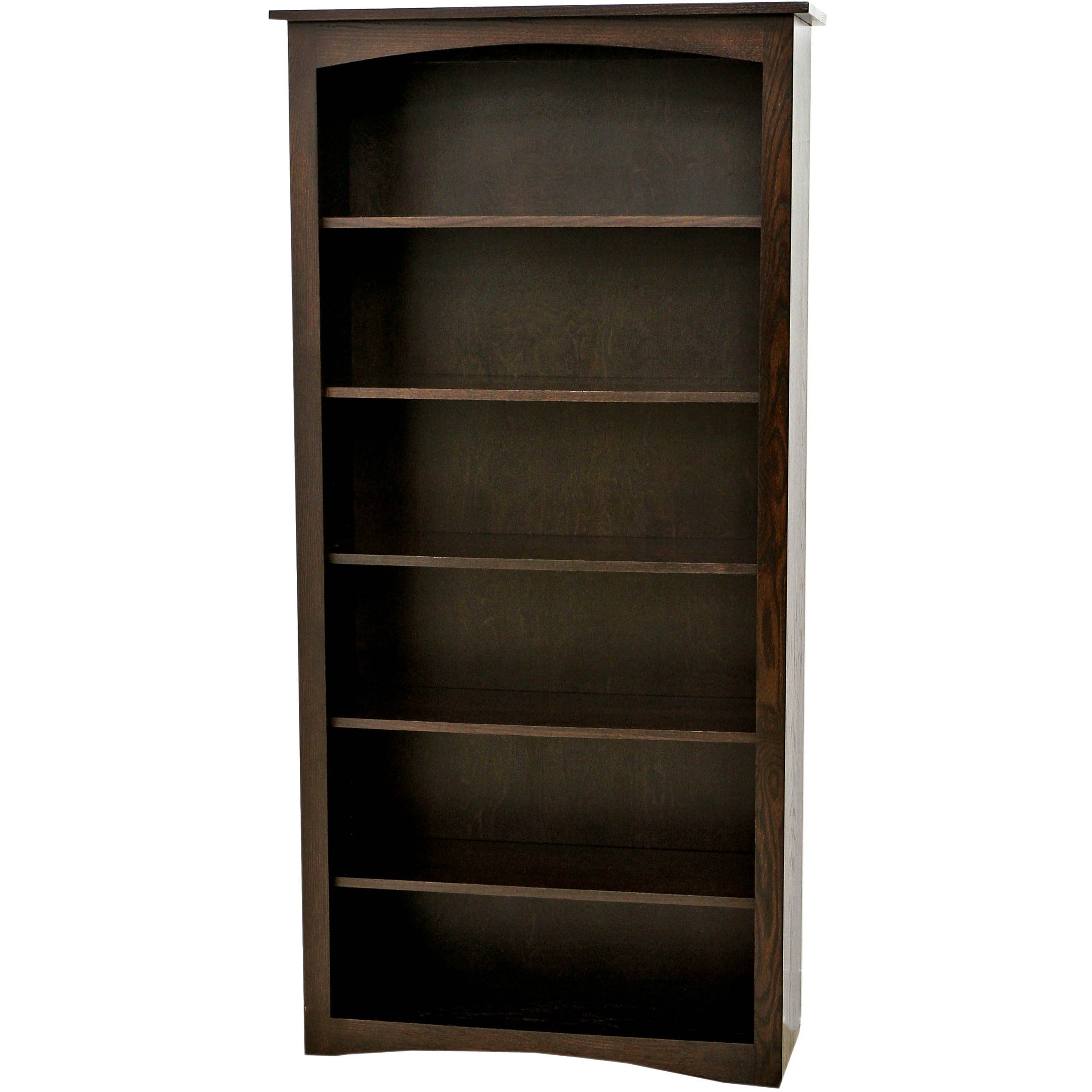 Shaker Solid Wood Bookcase, 72"