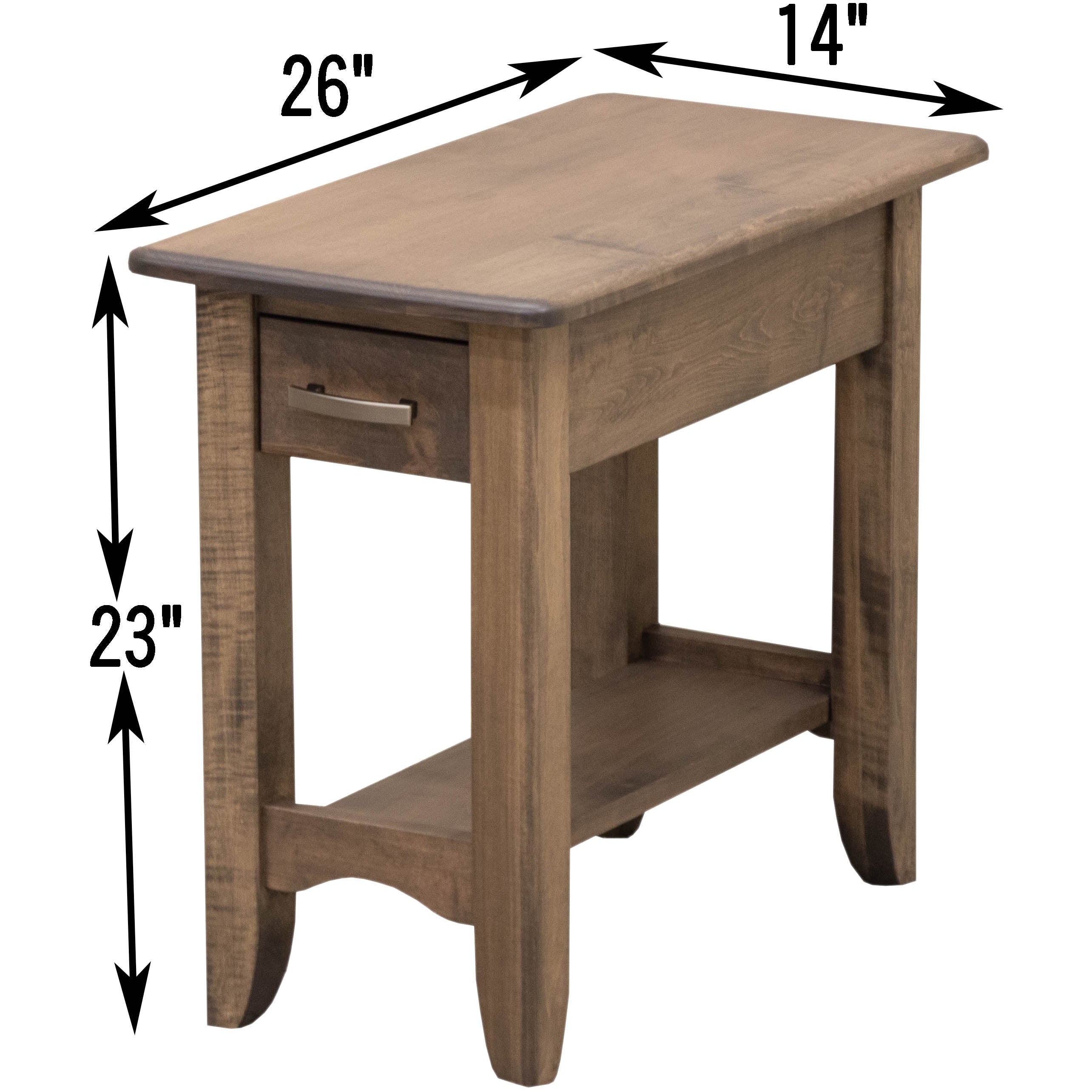 Small chairside table hot sale