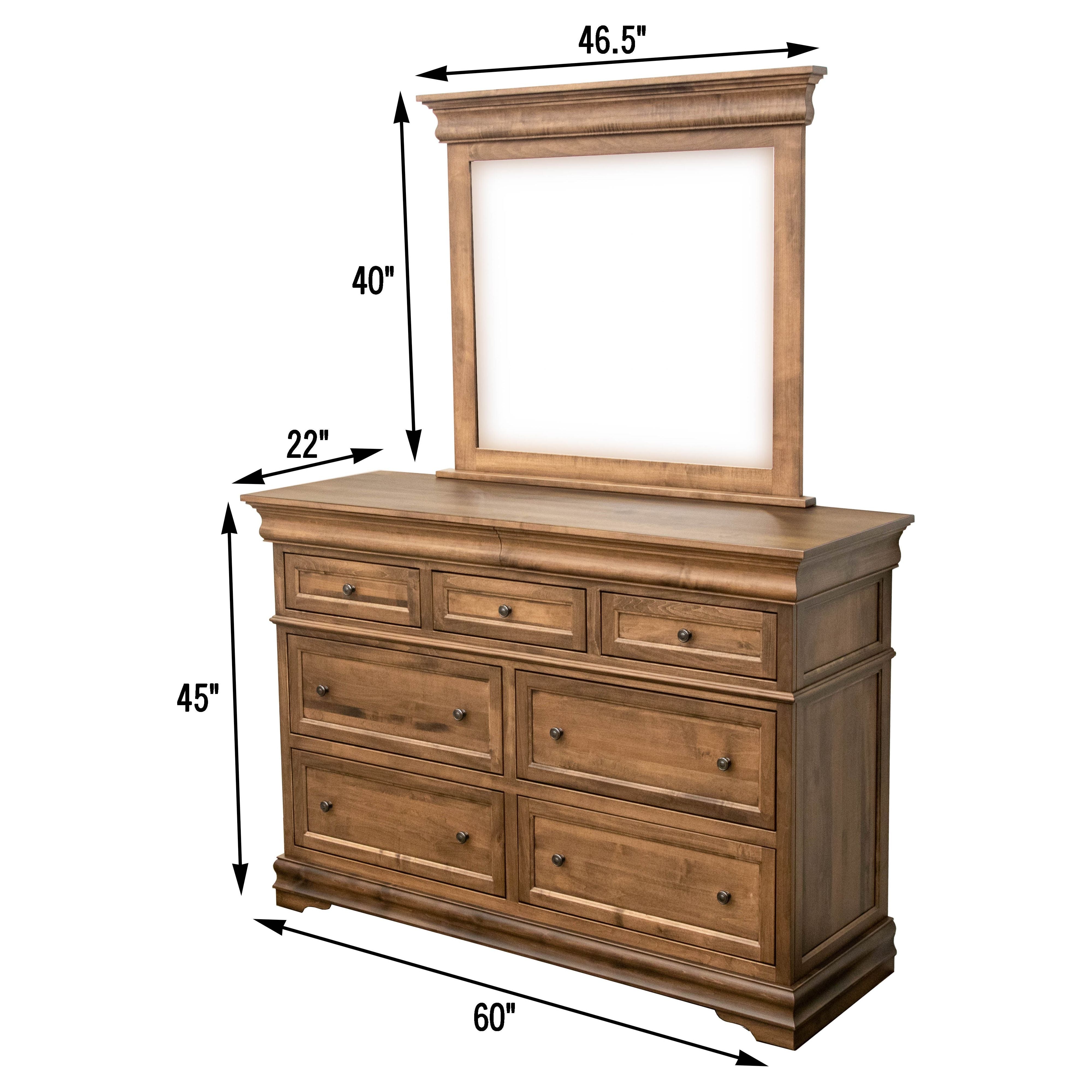 Belmont 7-Drawer Tall Dresser