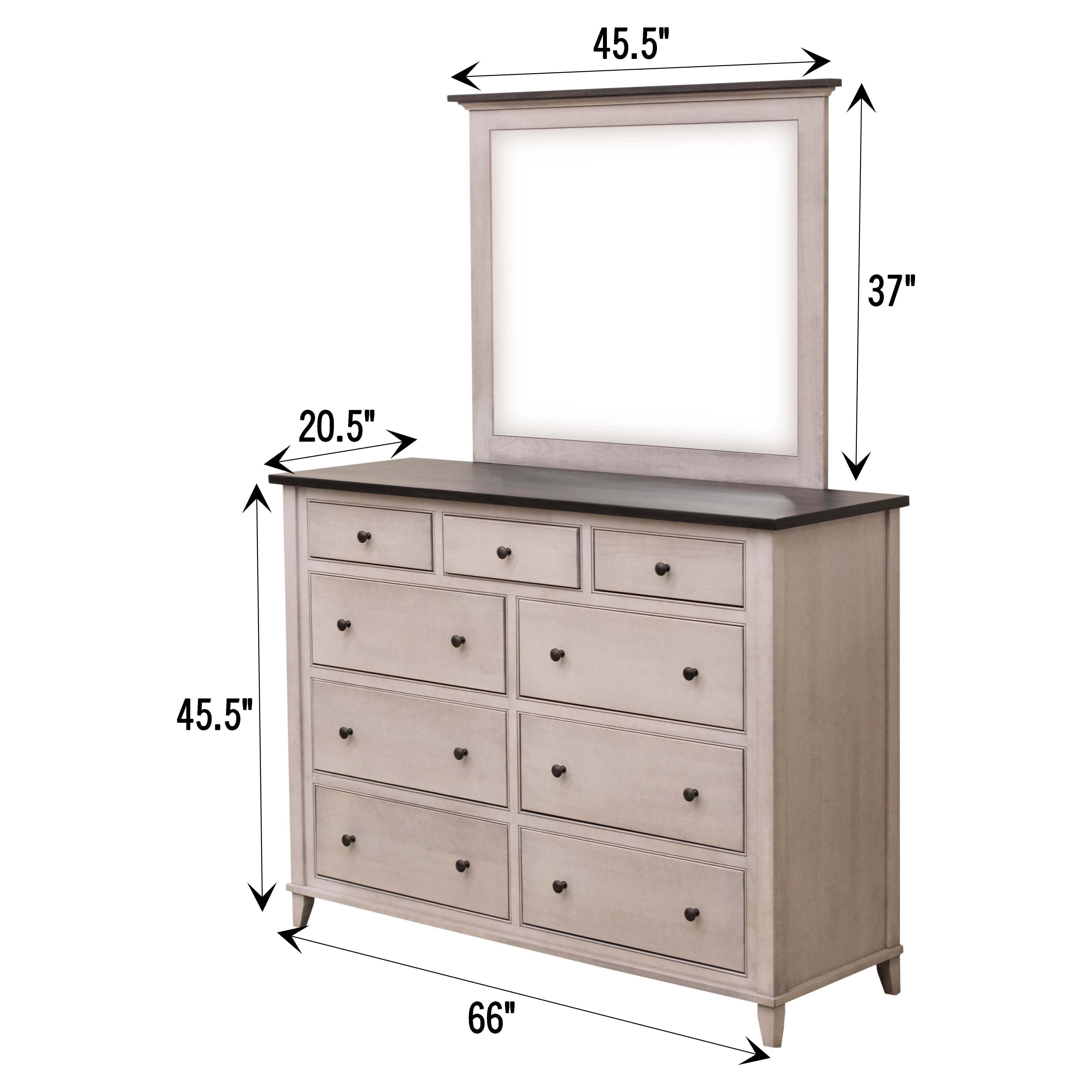 Cambria 9-Drawer Tall Dresser