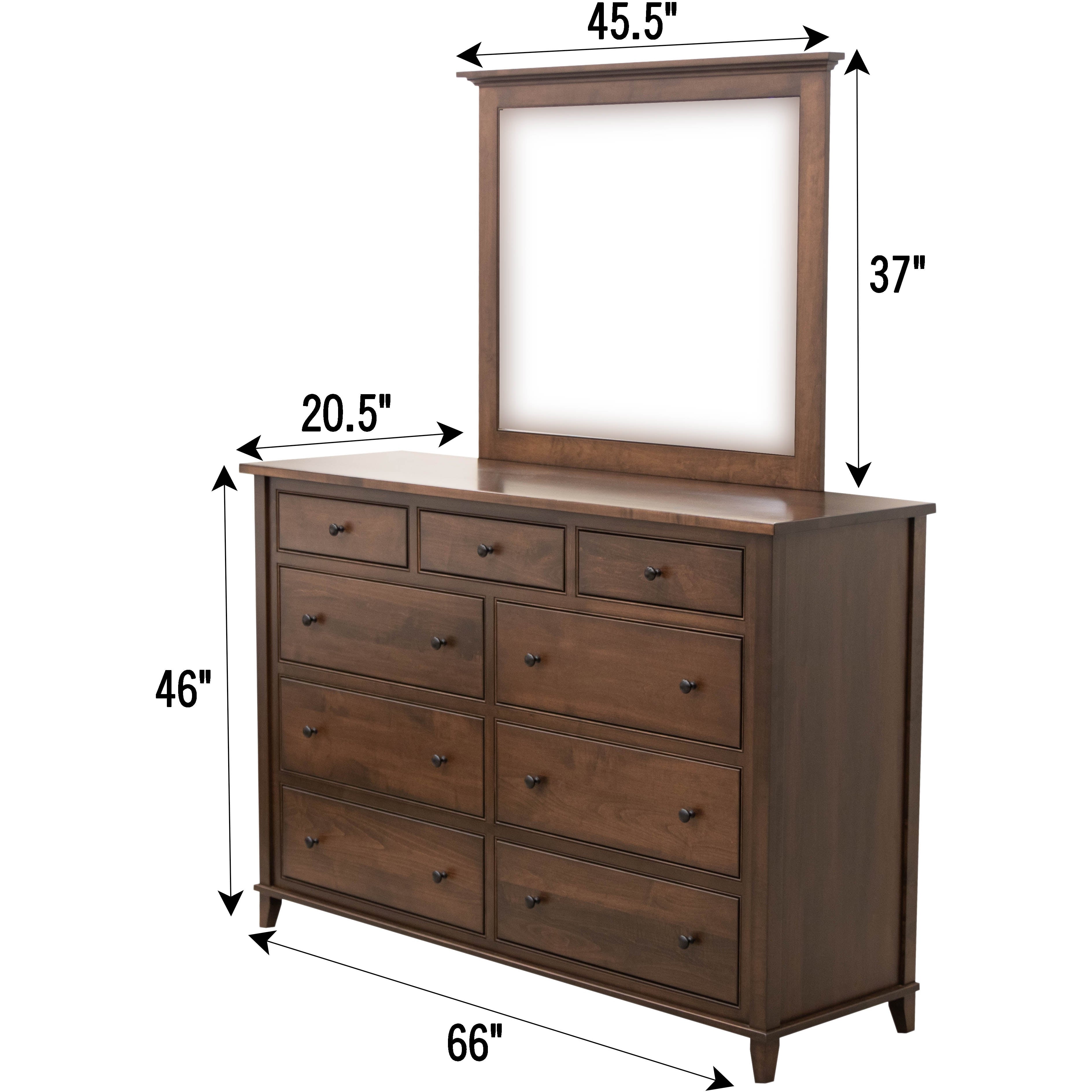 Denali 9-Drawer Tall Dresser