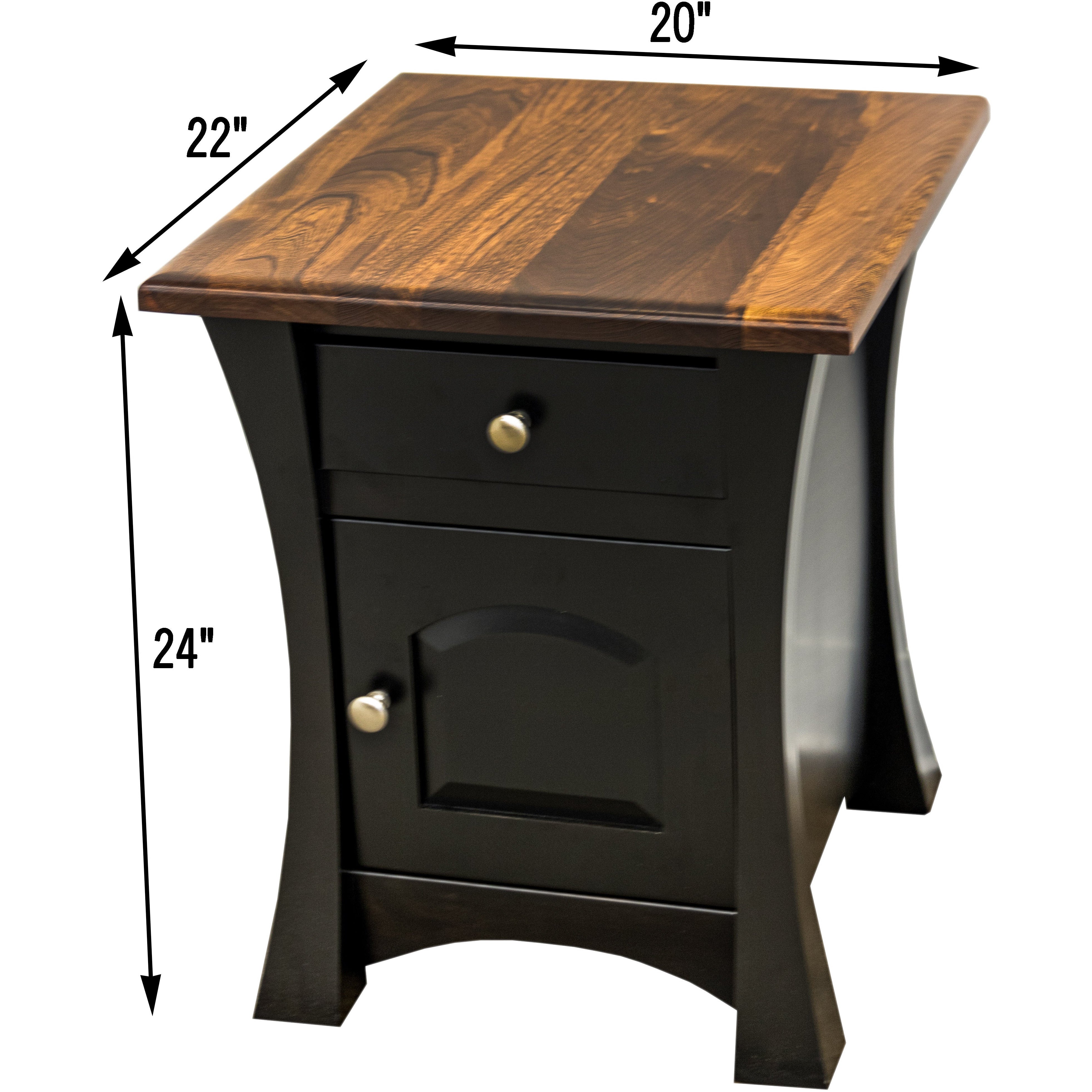 Brooklyn Large Enclosed End Table