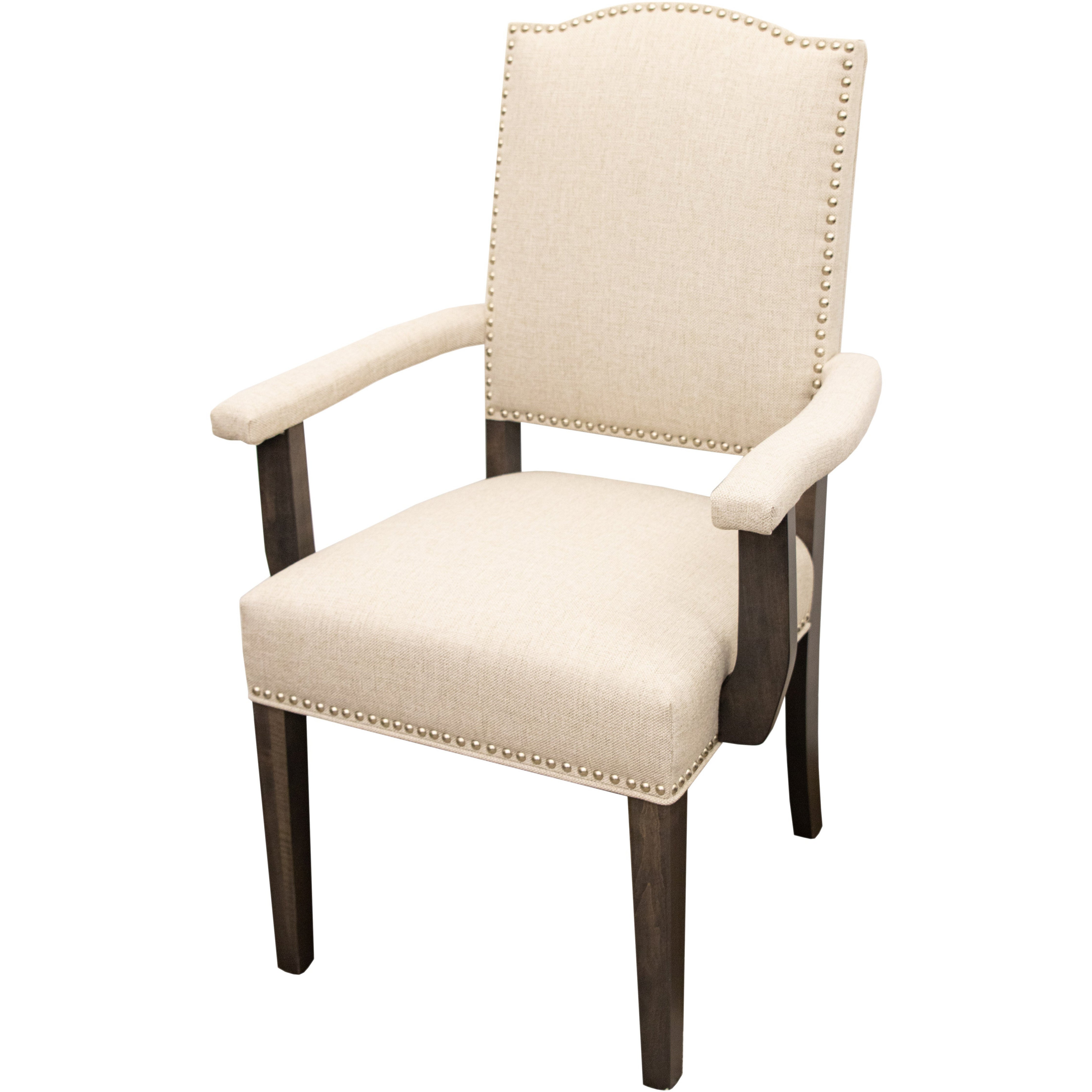 Emerson Arm Chair w/ Fabric Arms