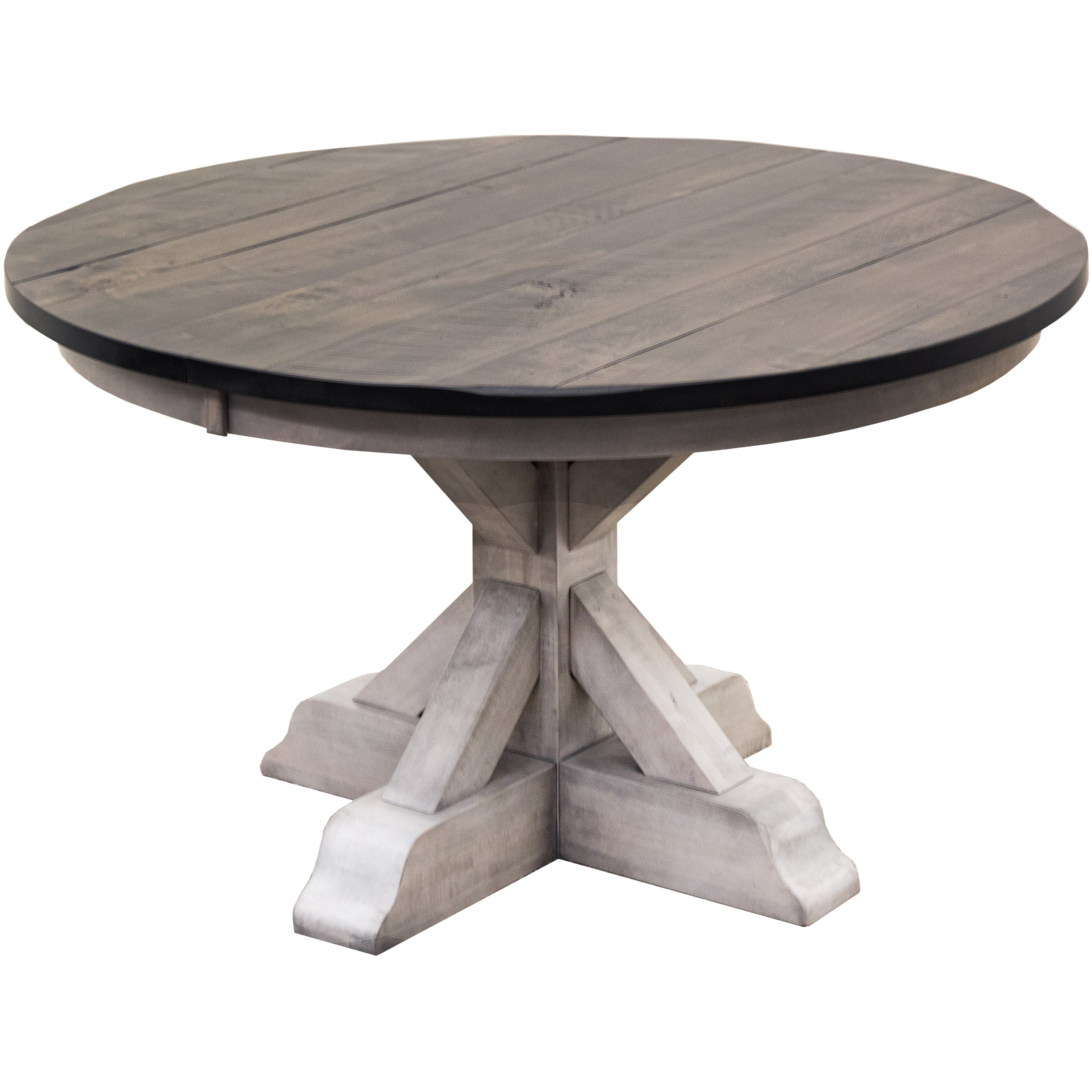 Farmhouse Single Pedestal Table